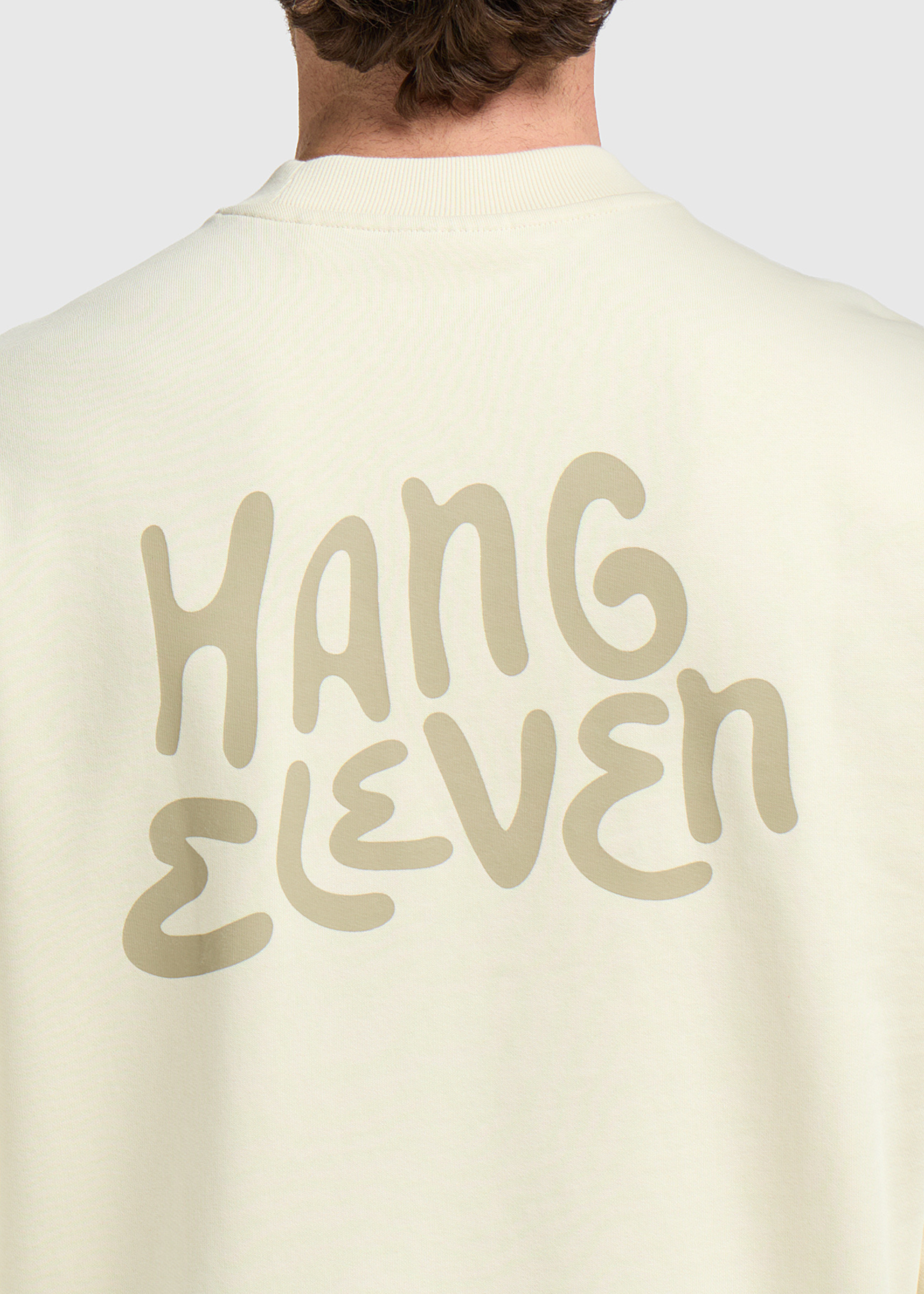 Brand Crewneck - White Sand