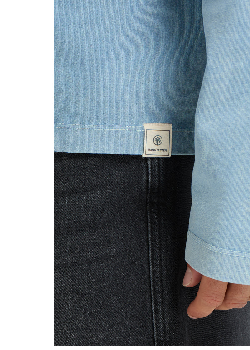 Vintage Washed Longsleeve - Light Blue