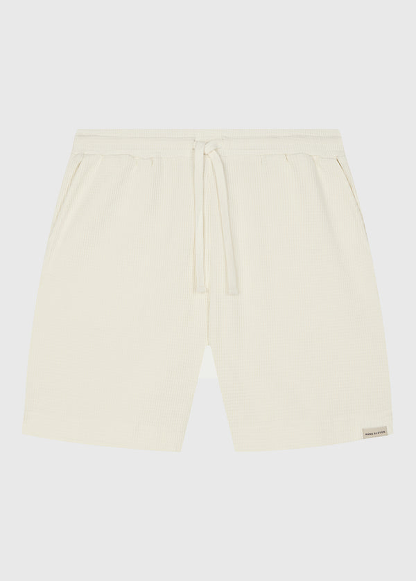 Waffle Short - White Sand
