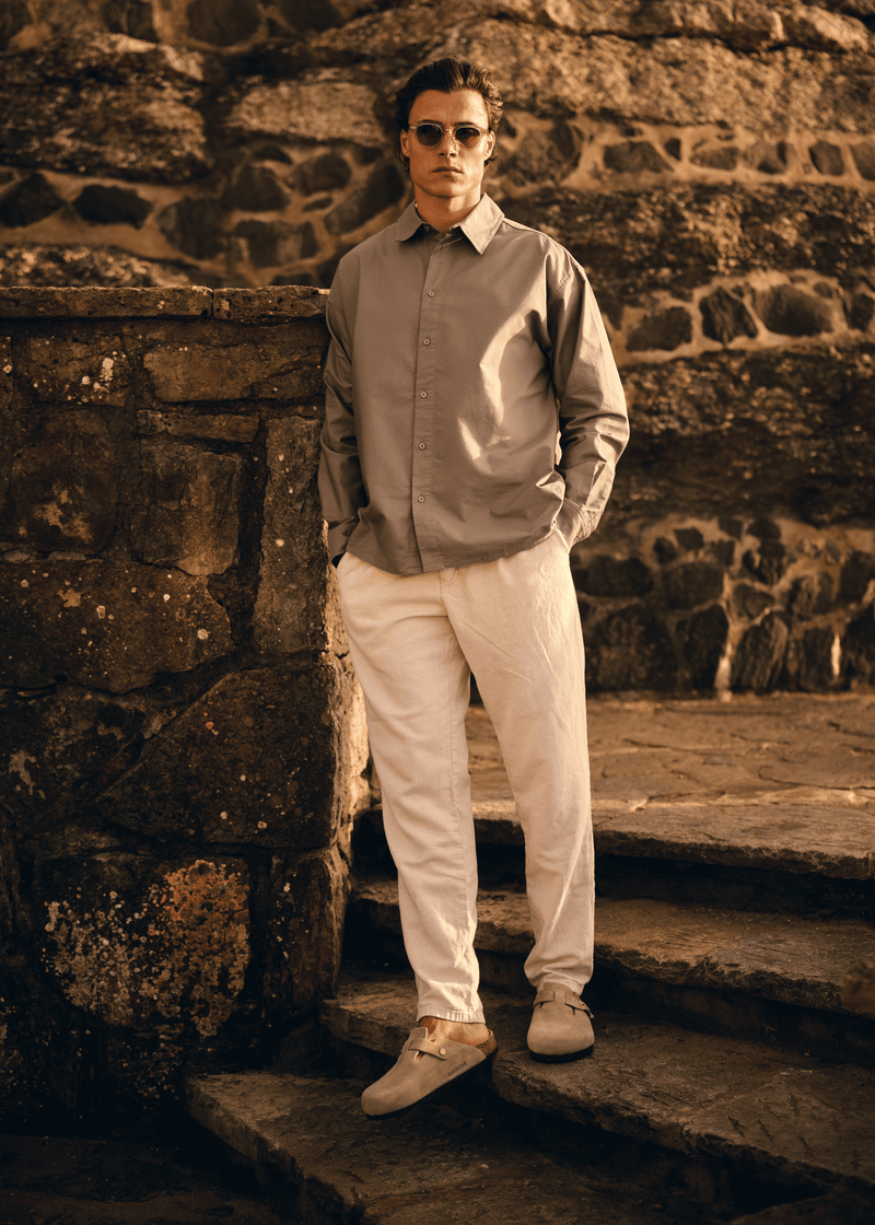 Oxford Shirt - Stone green