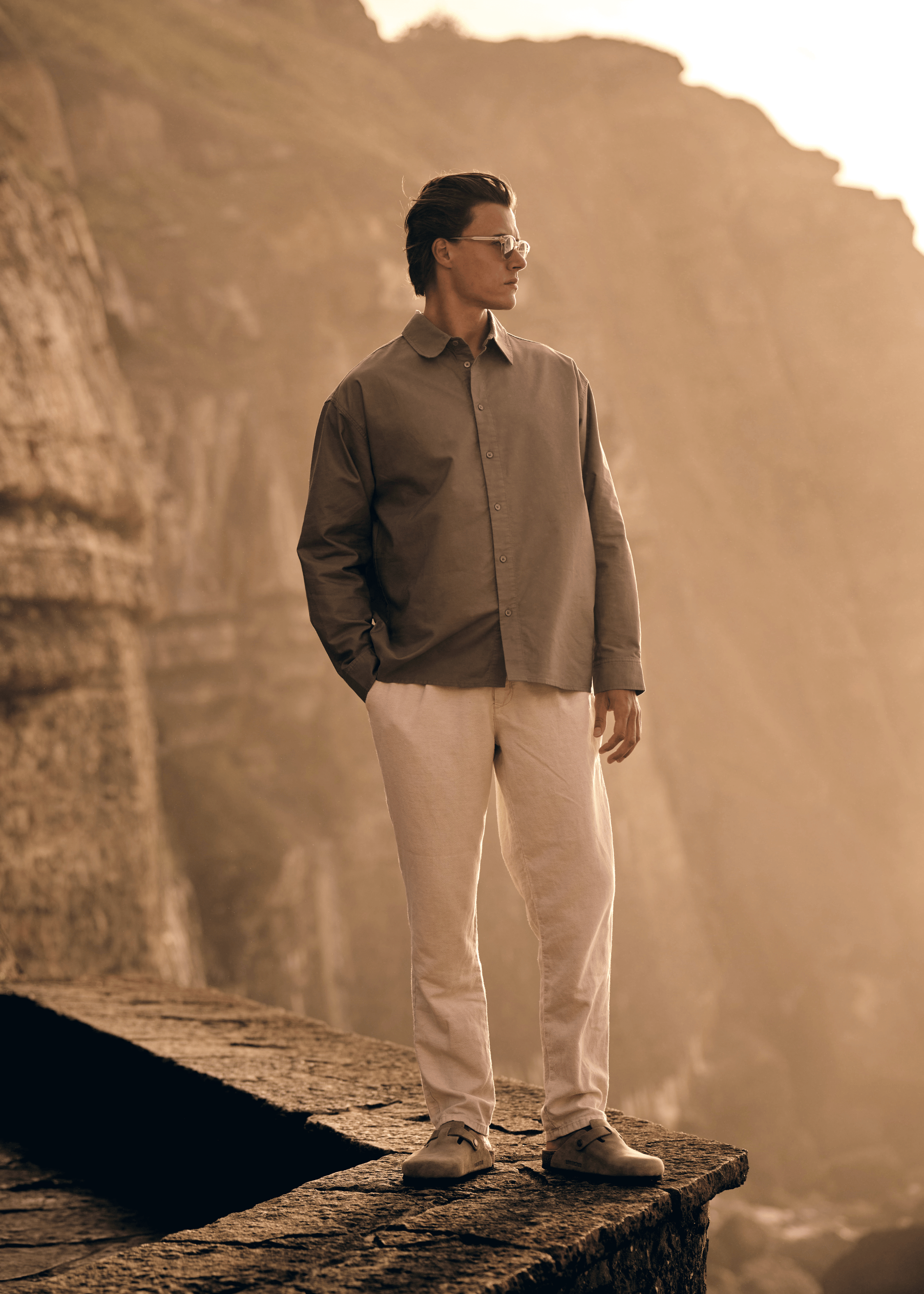 Oxford Shirt - Stone green