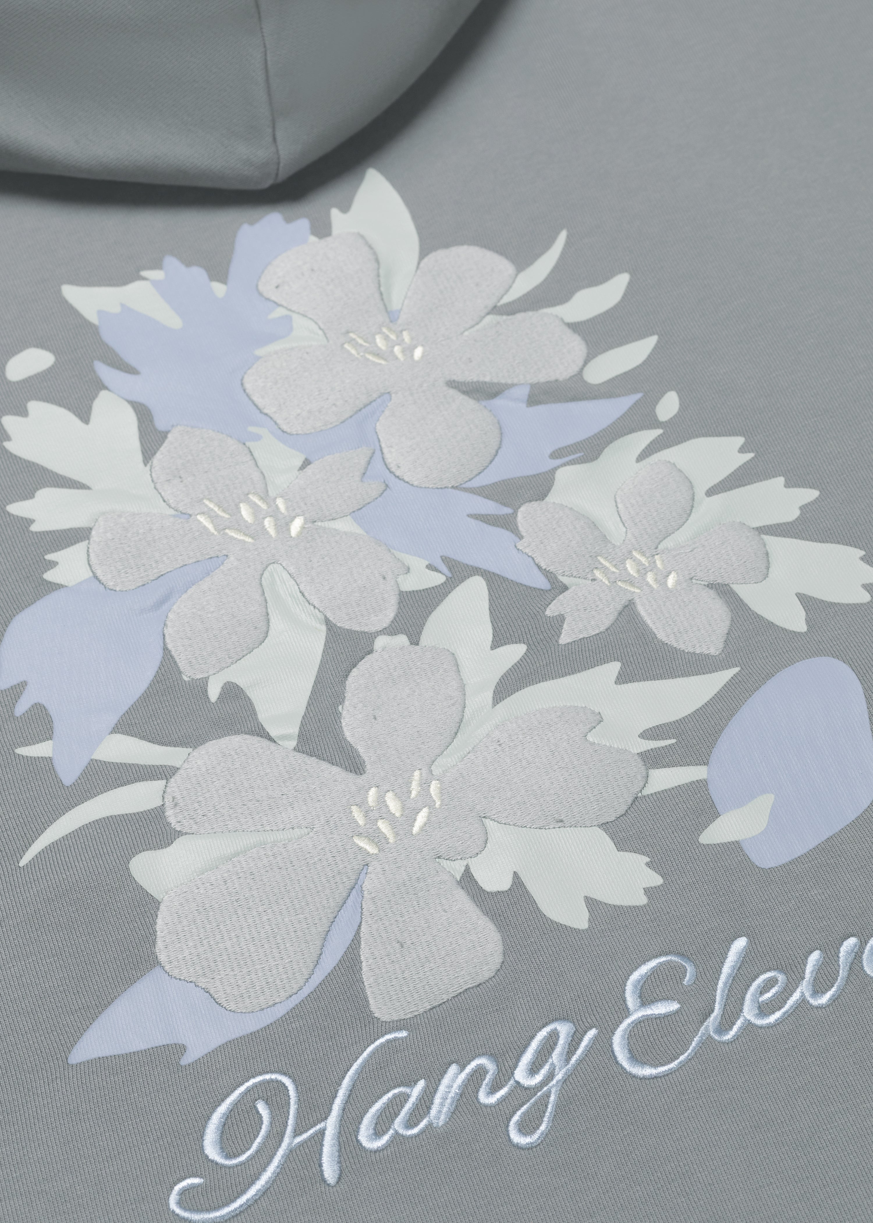 The Blossom Hoodie - Stone Grey