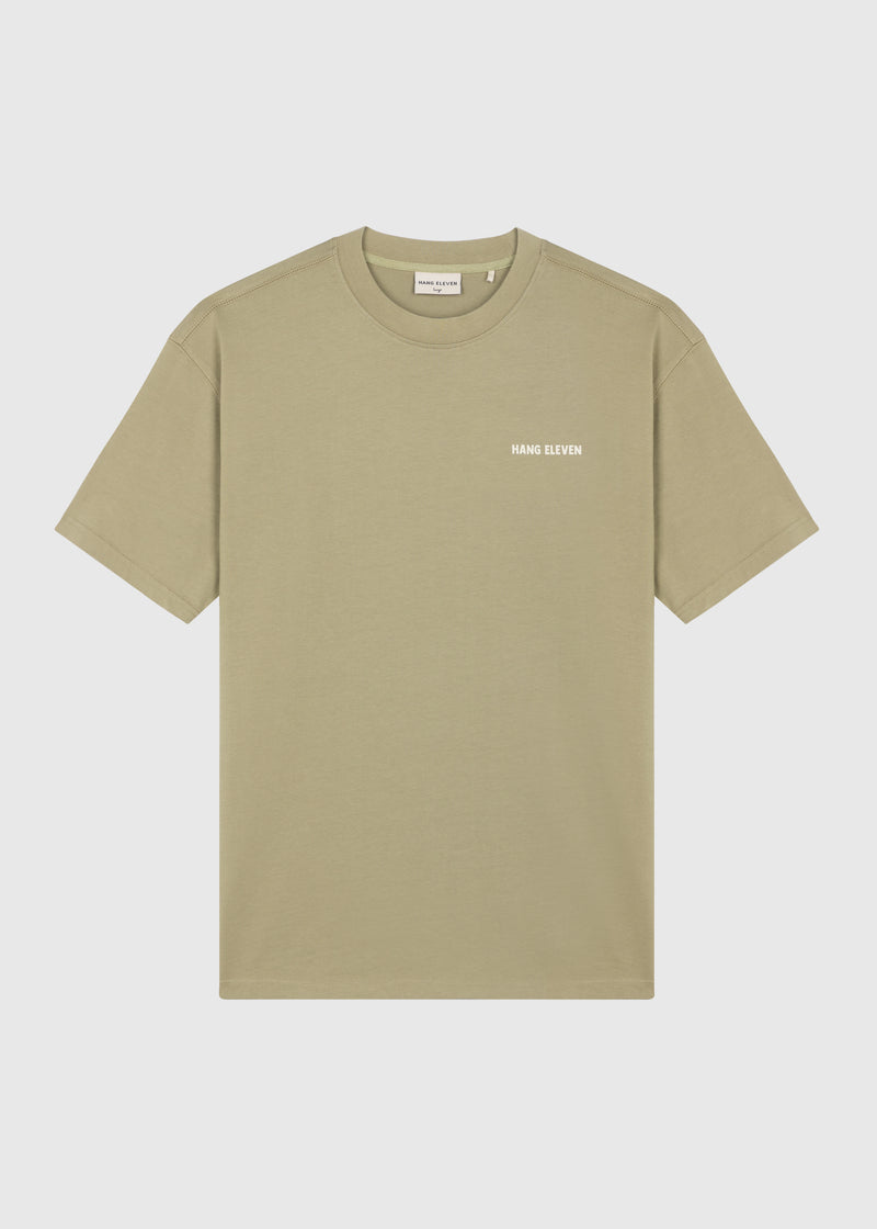 T-shirt botanique - Vert ardoise