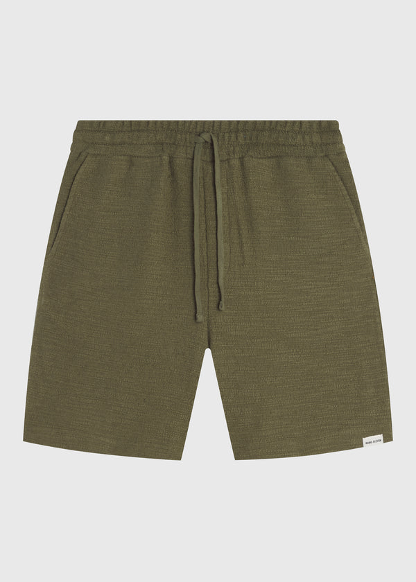 Boucle Short - Olive Green