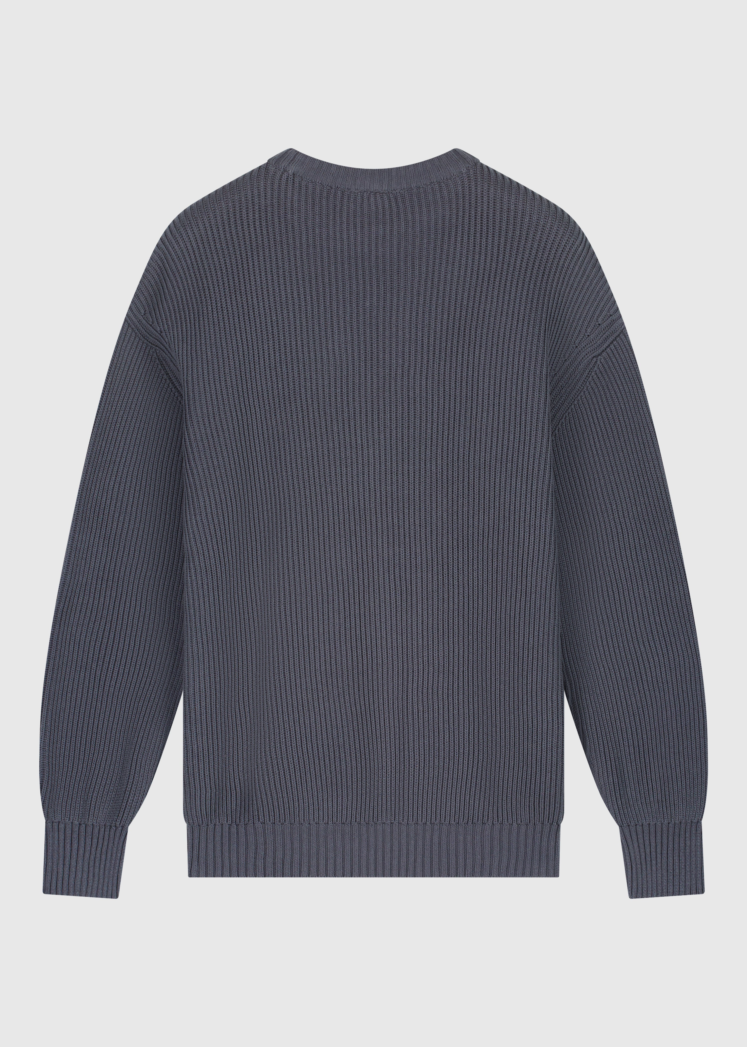 Palm Logo Knit Crewneck - Mid Blue