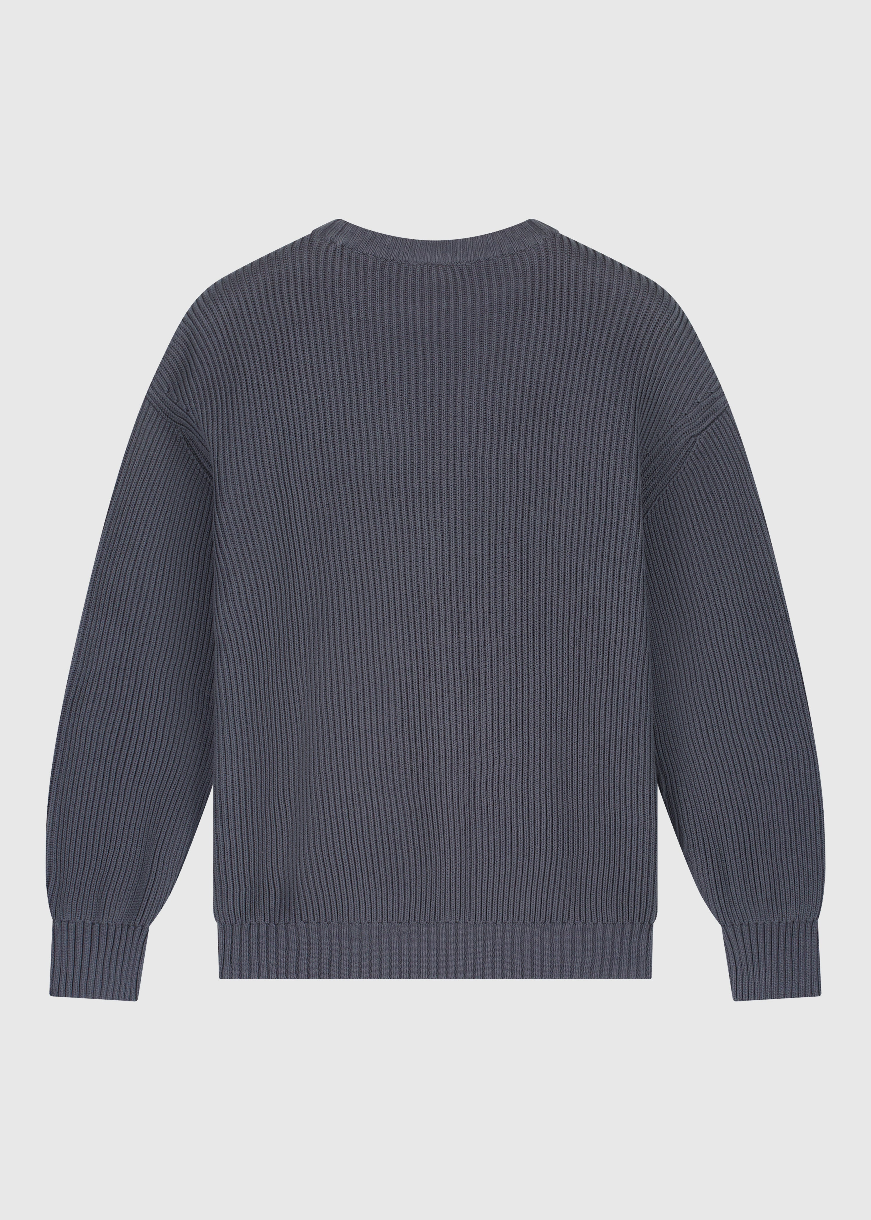 Palm Logo Knit Crewneck - Mid Blue
