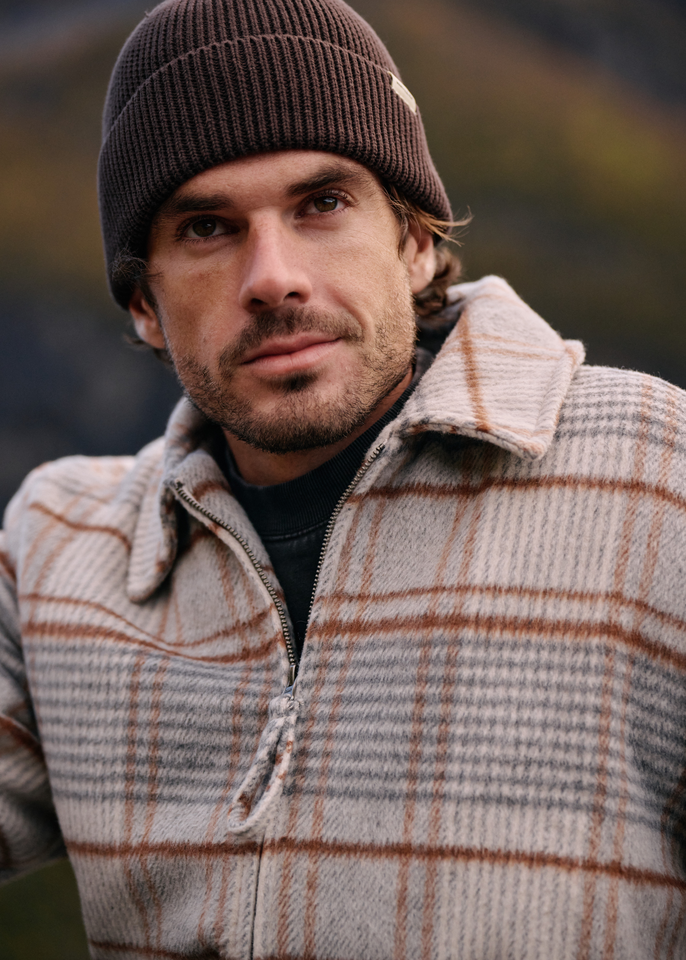 Check Overshirt - Grey