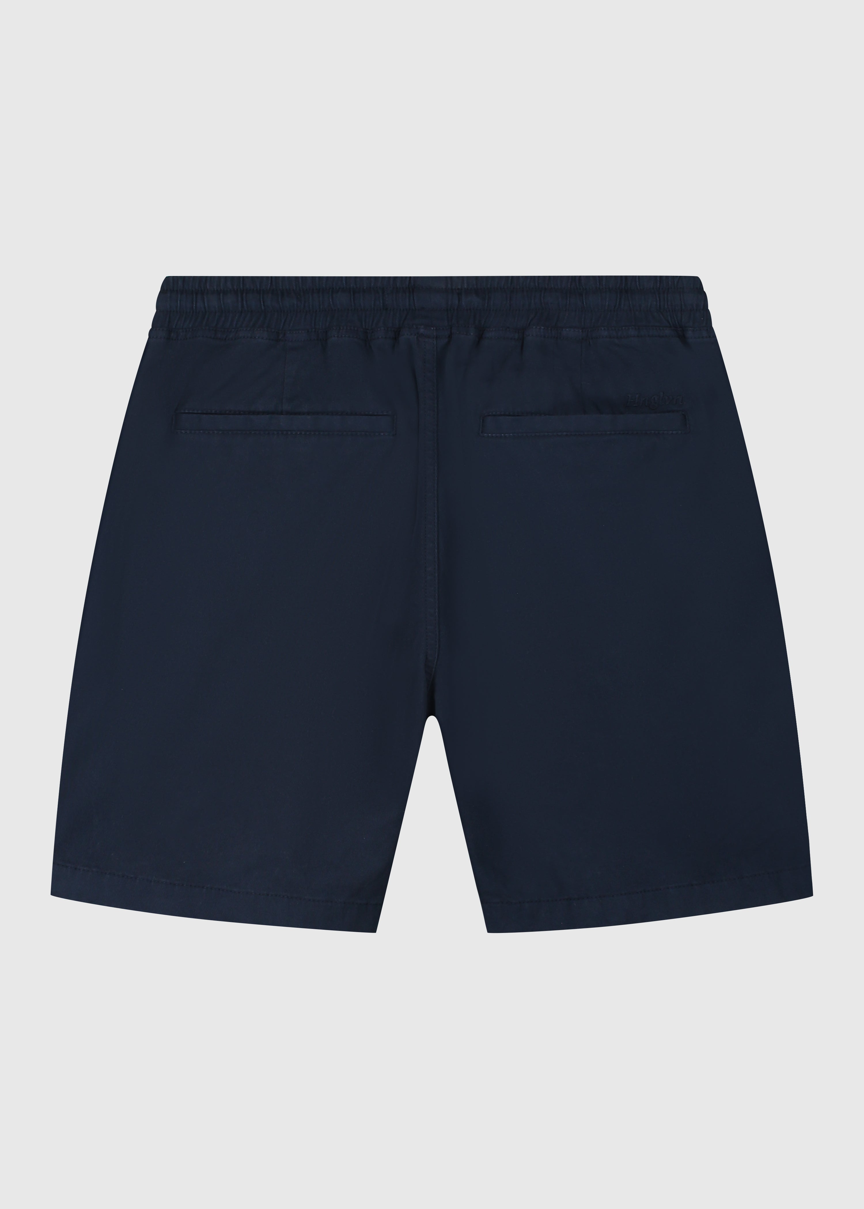 Washed Chino Short - Navy Blue