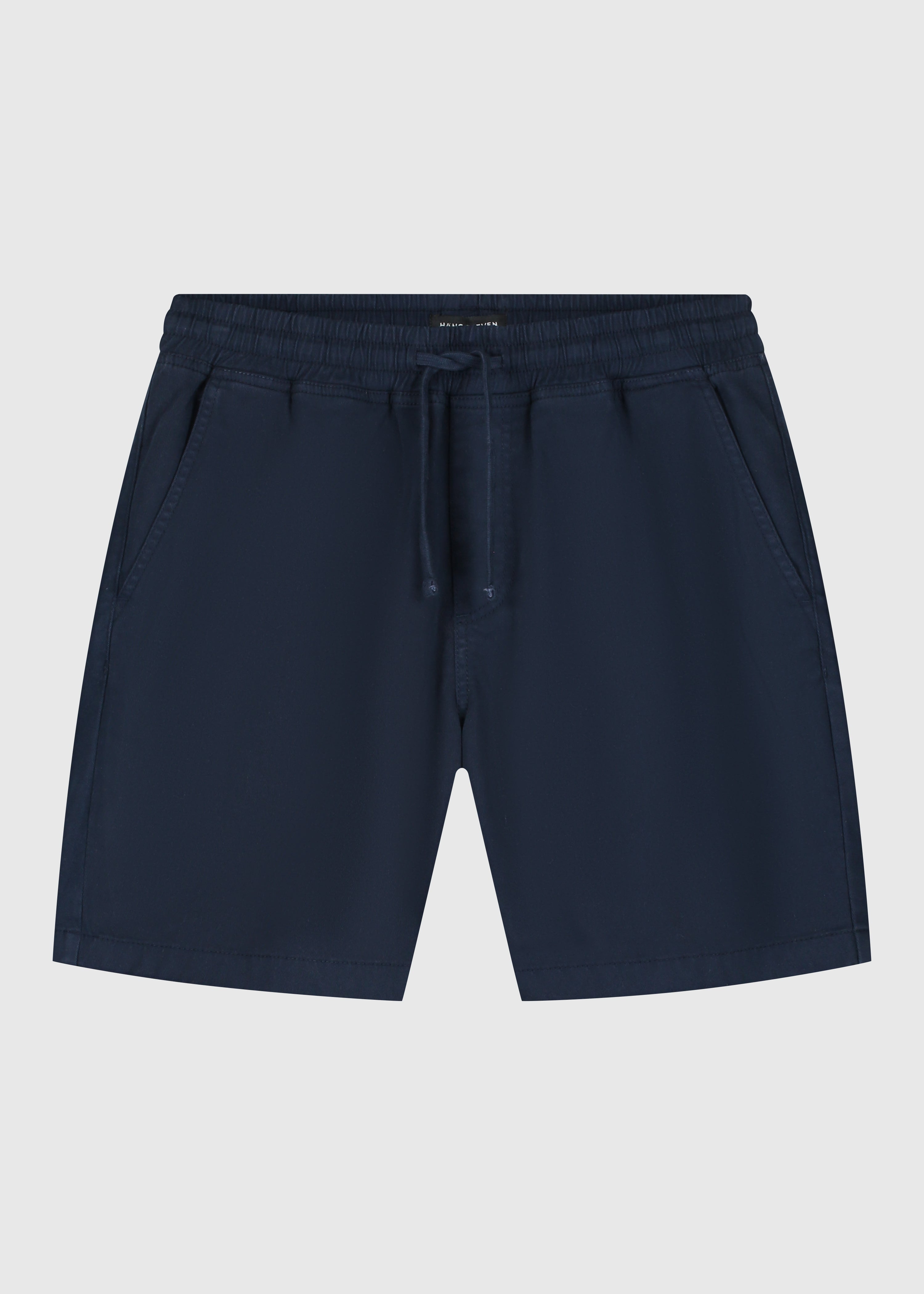 Washed Chino Short - Navy Blue
