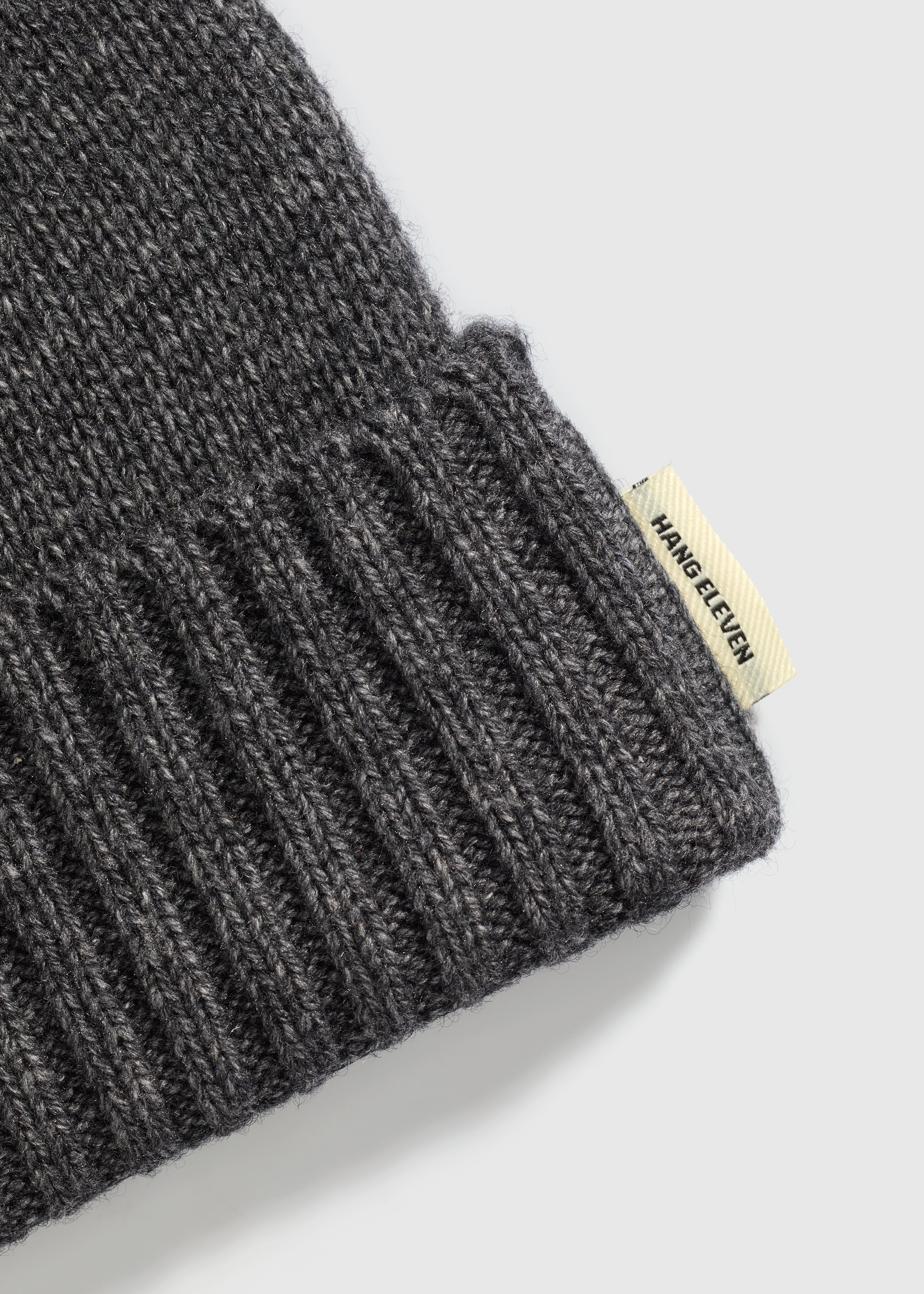 Wool Beanie - Anthracite