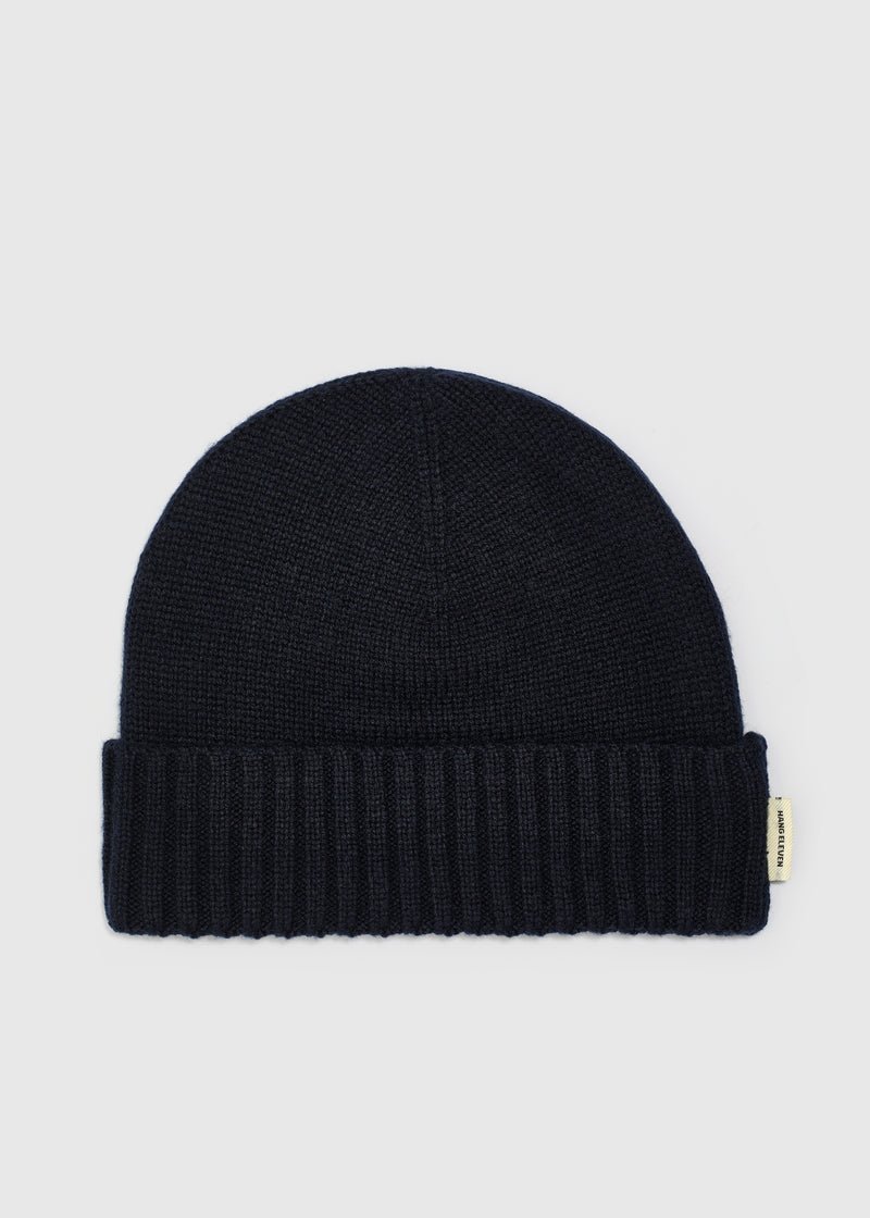 Bonnet en laine - Bleu marine