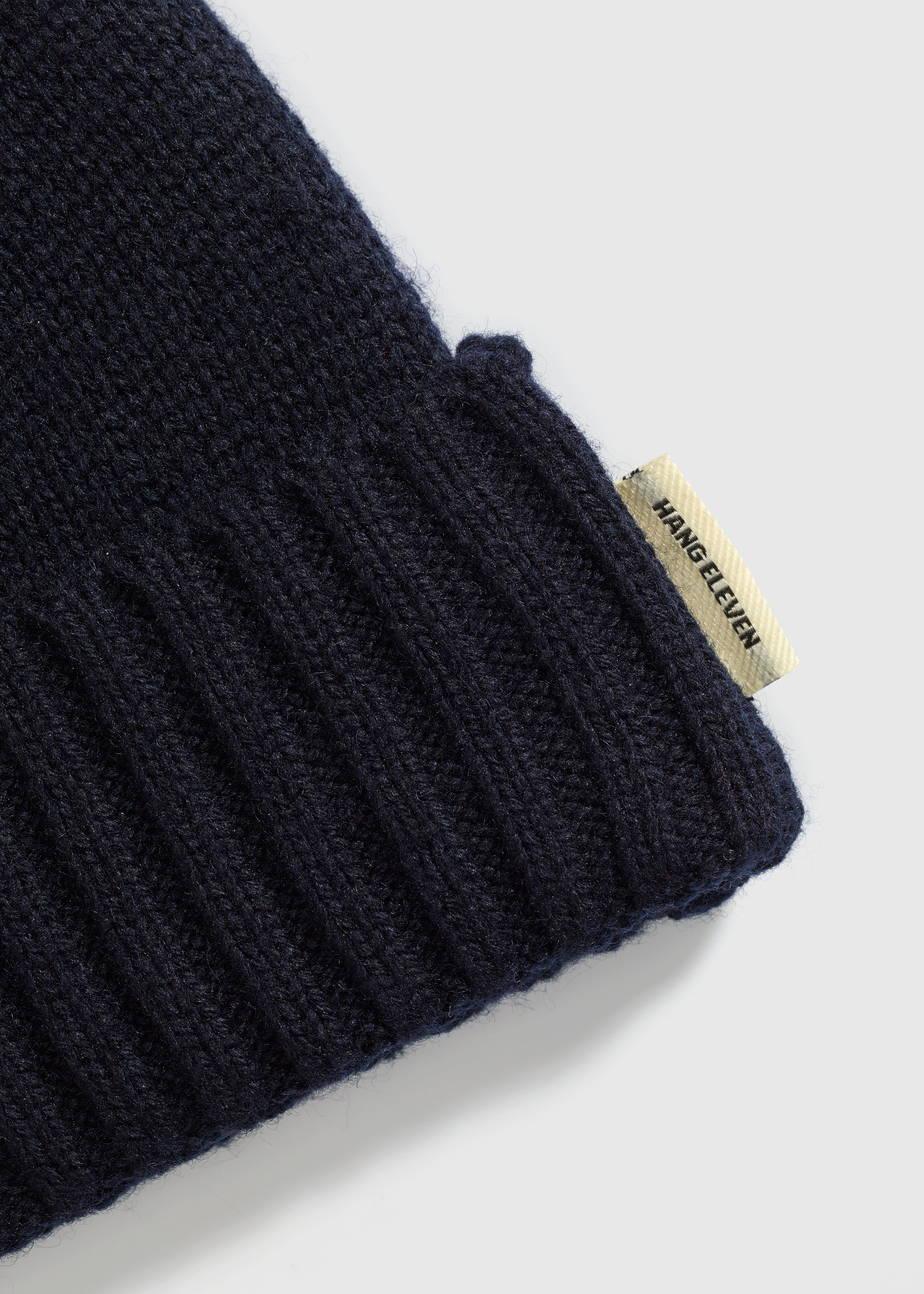 Wool Beanie - Navy