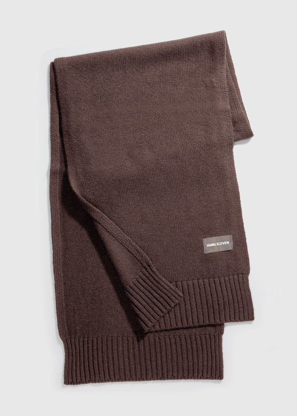 Wool Scarf - Brown