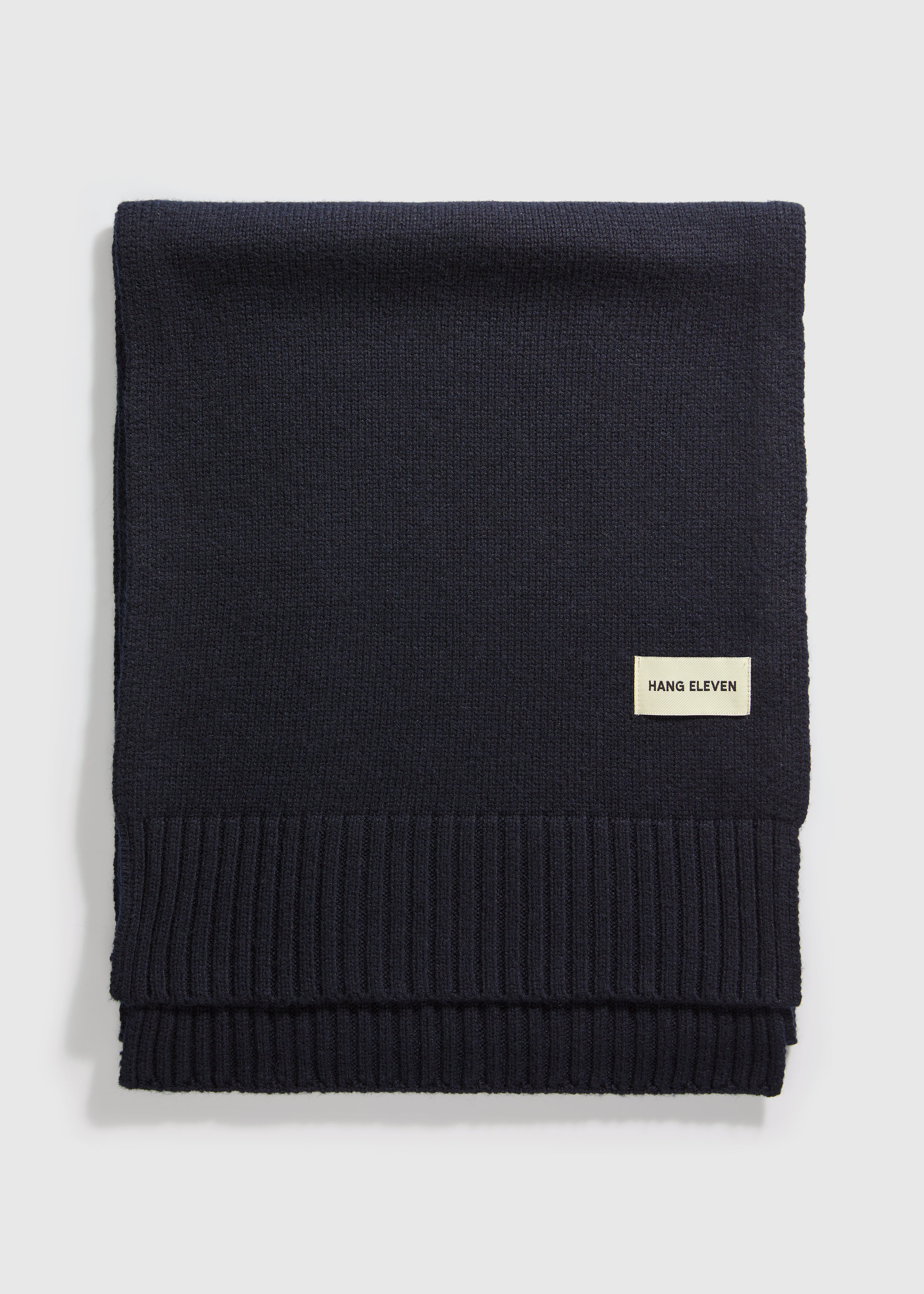 Wool Scarf - Navy