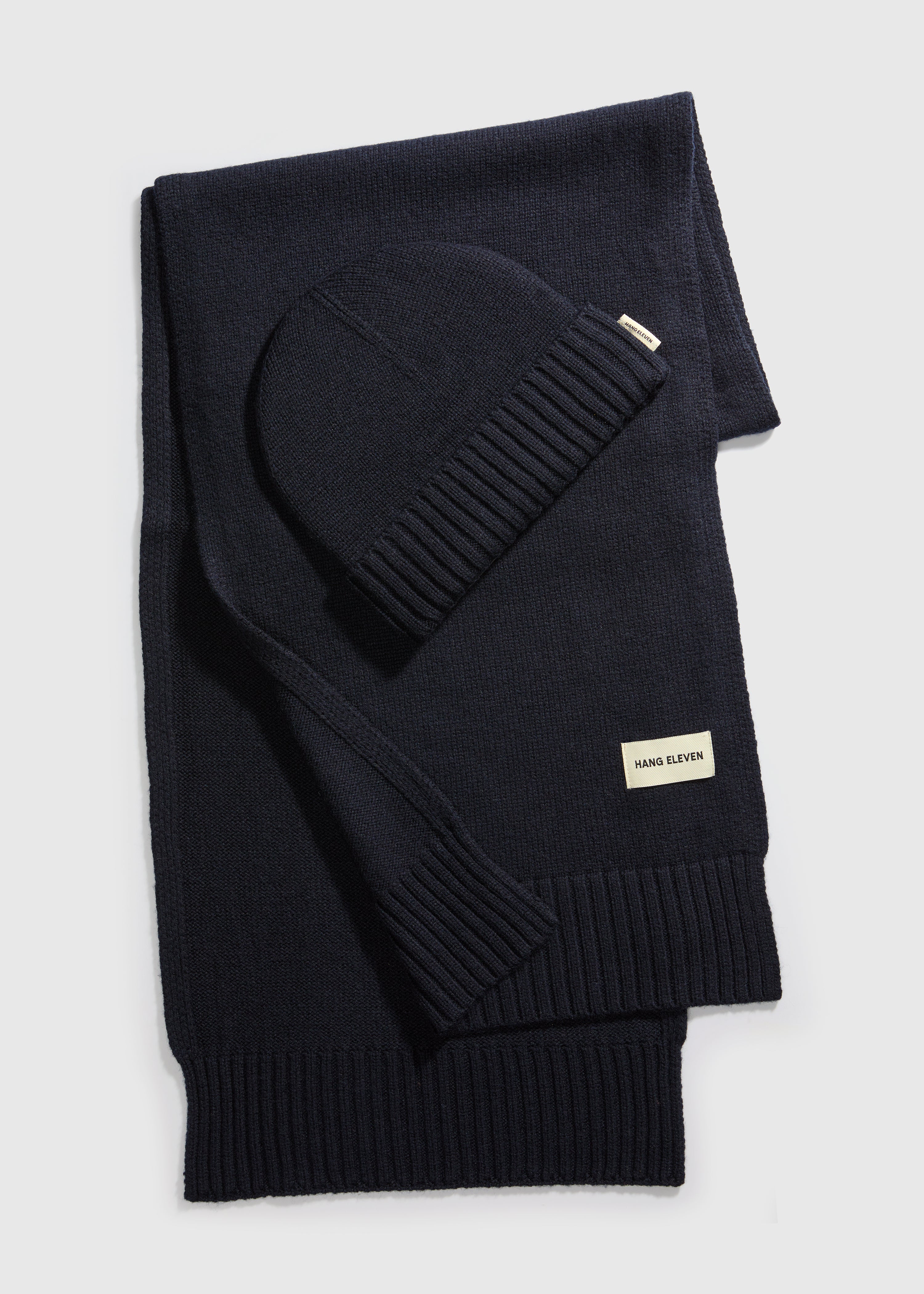 Wool Scarf - Navy