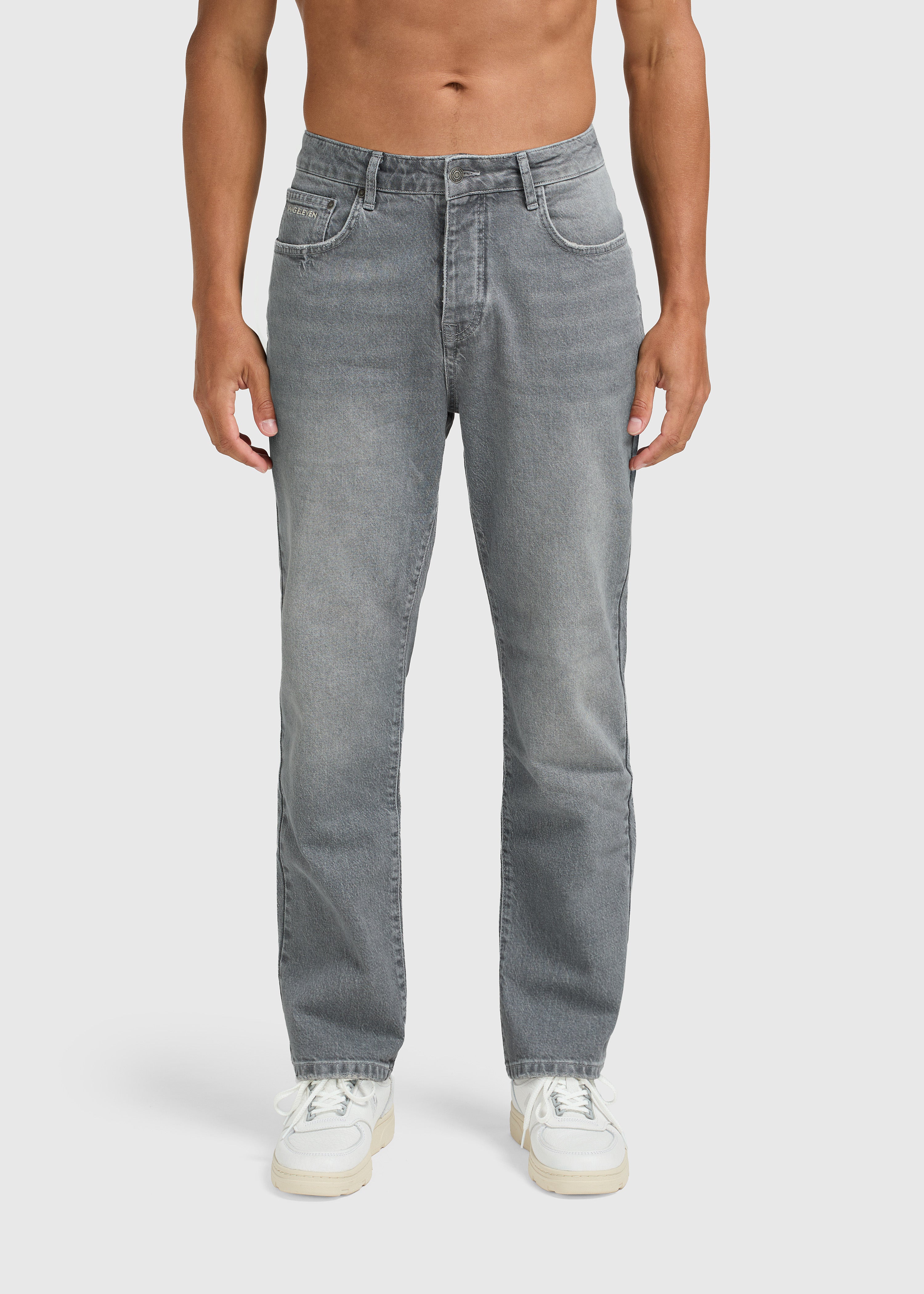 Miles Straight Jeans - Grey
