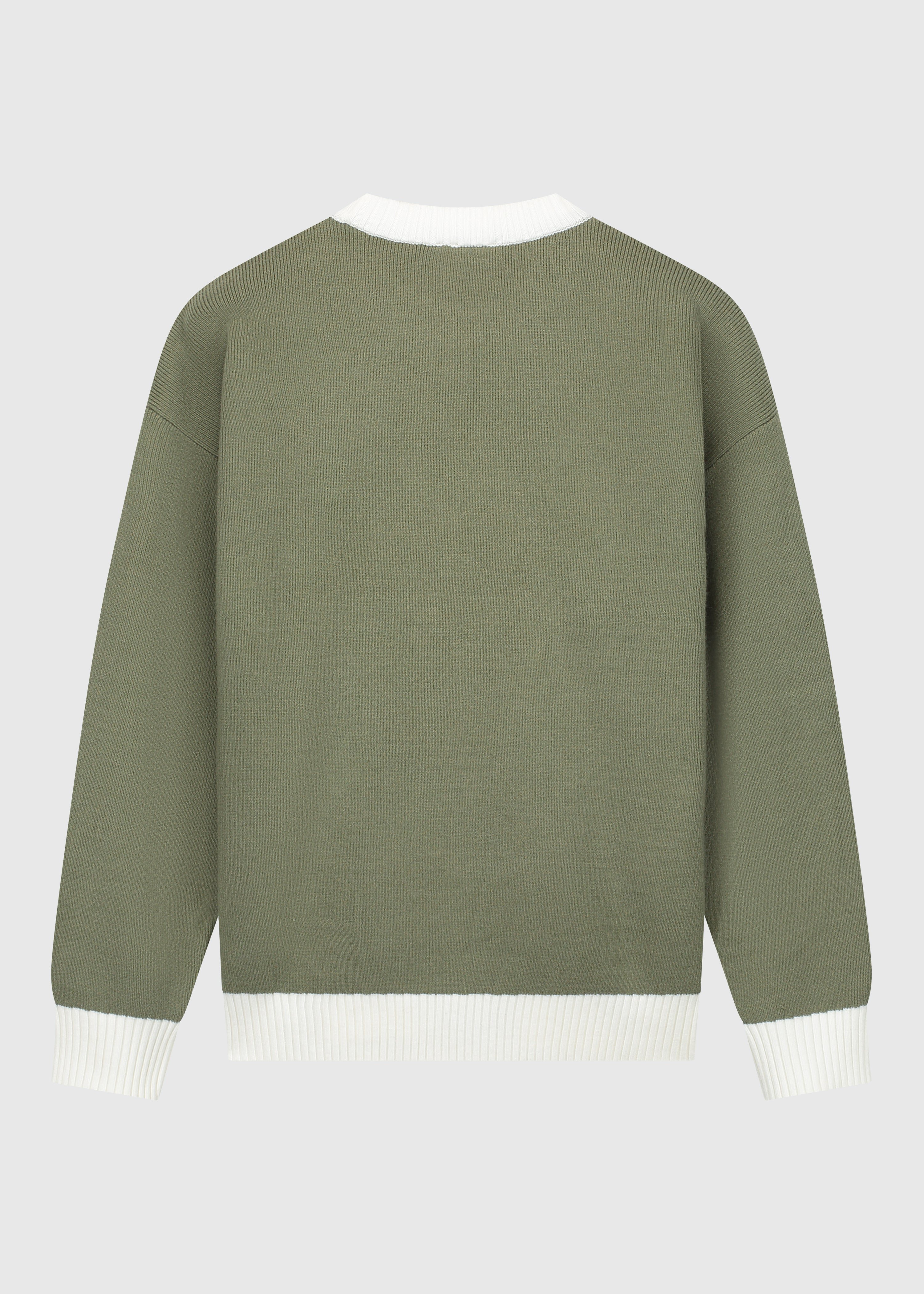 Contrast Knit - Green