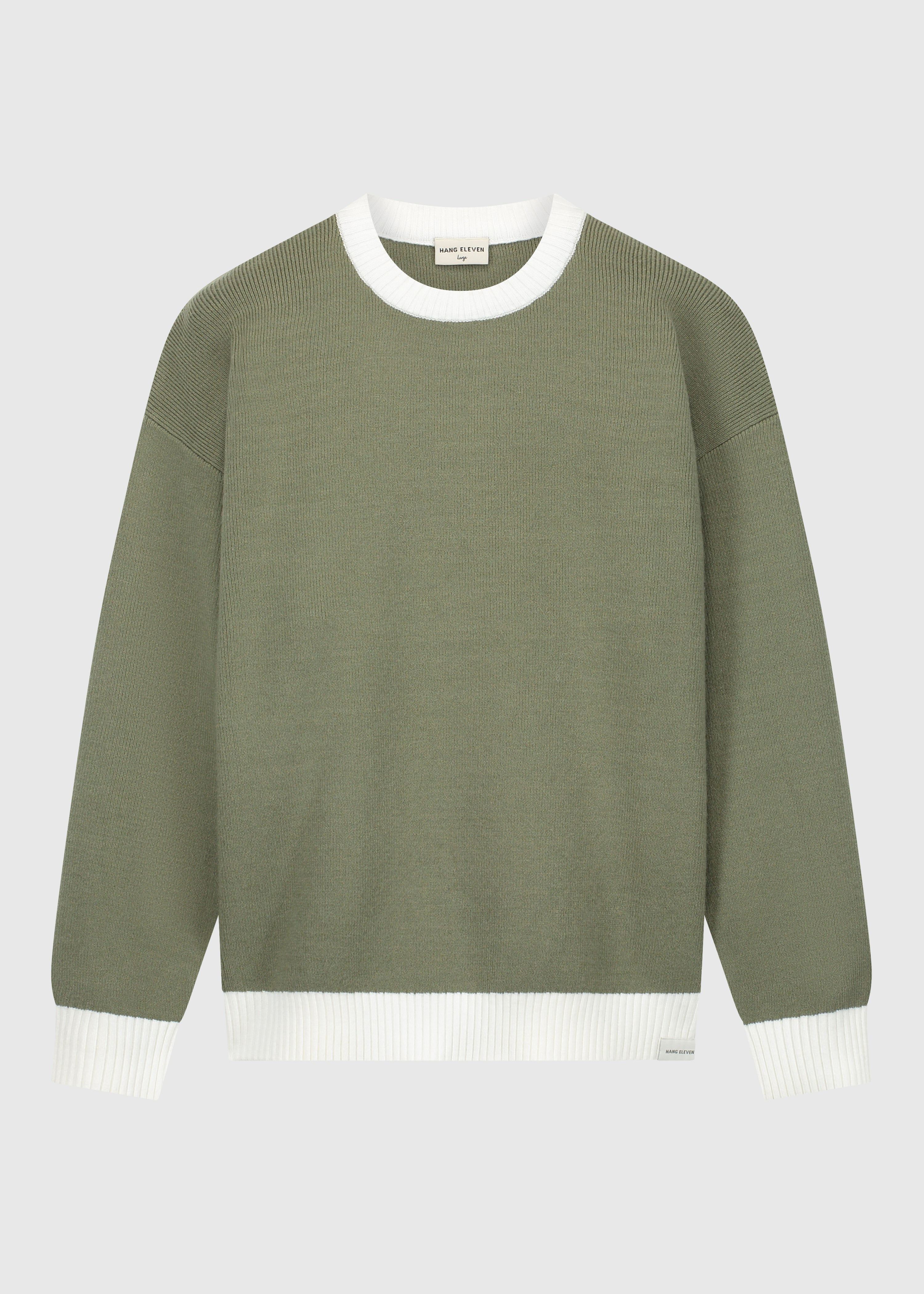 Contrast Knit - Green