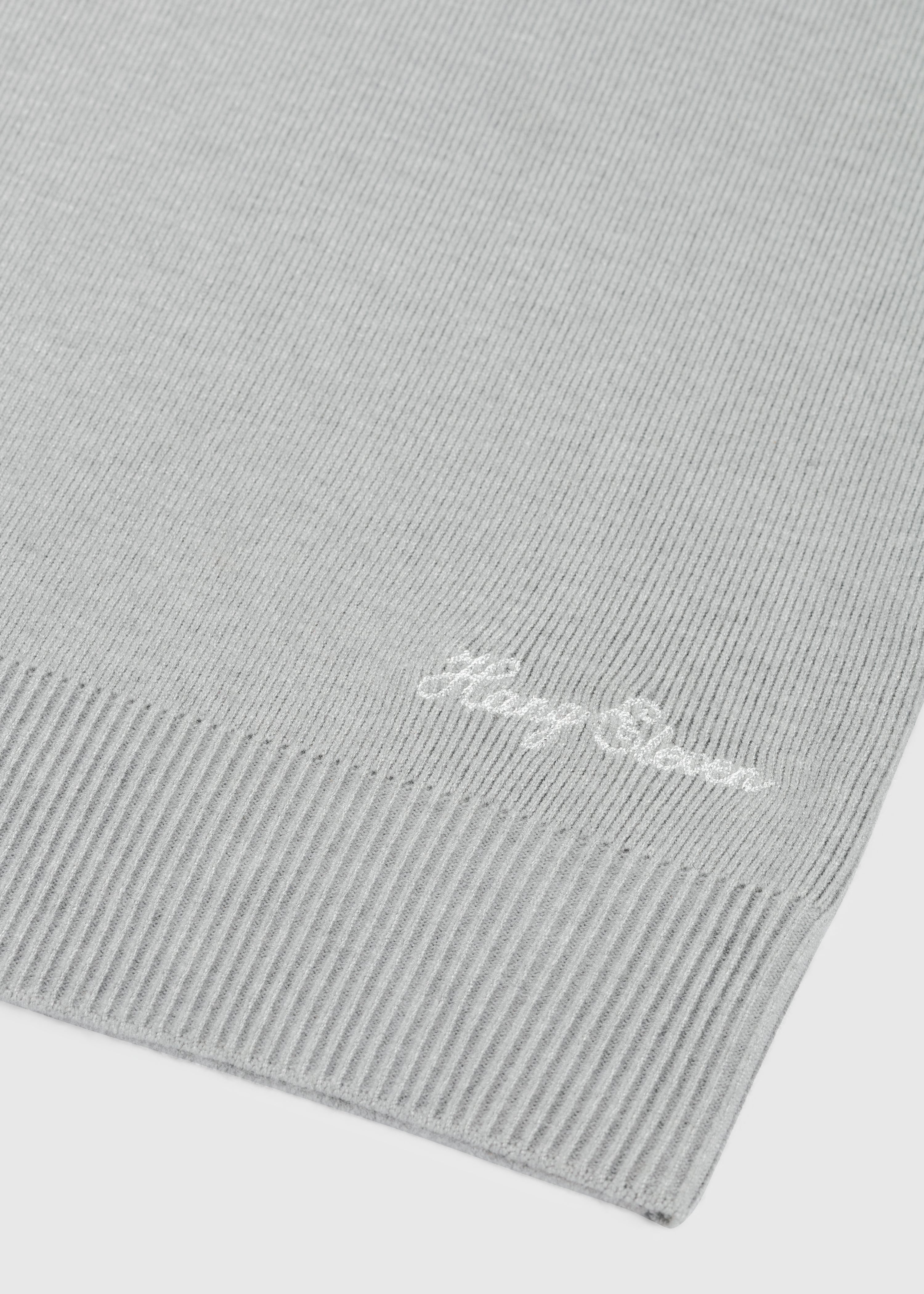 Compact Knit Crewneck - Grey Melee