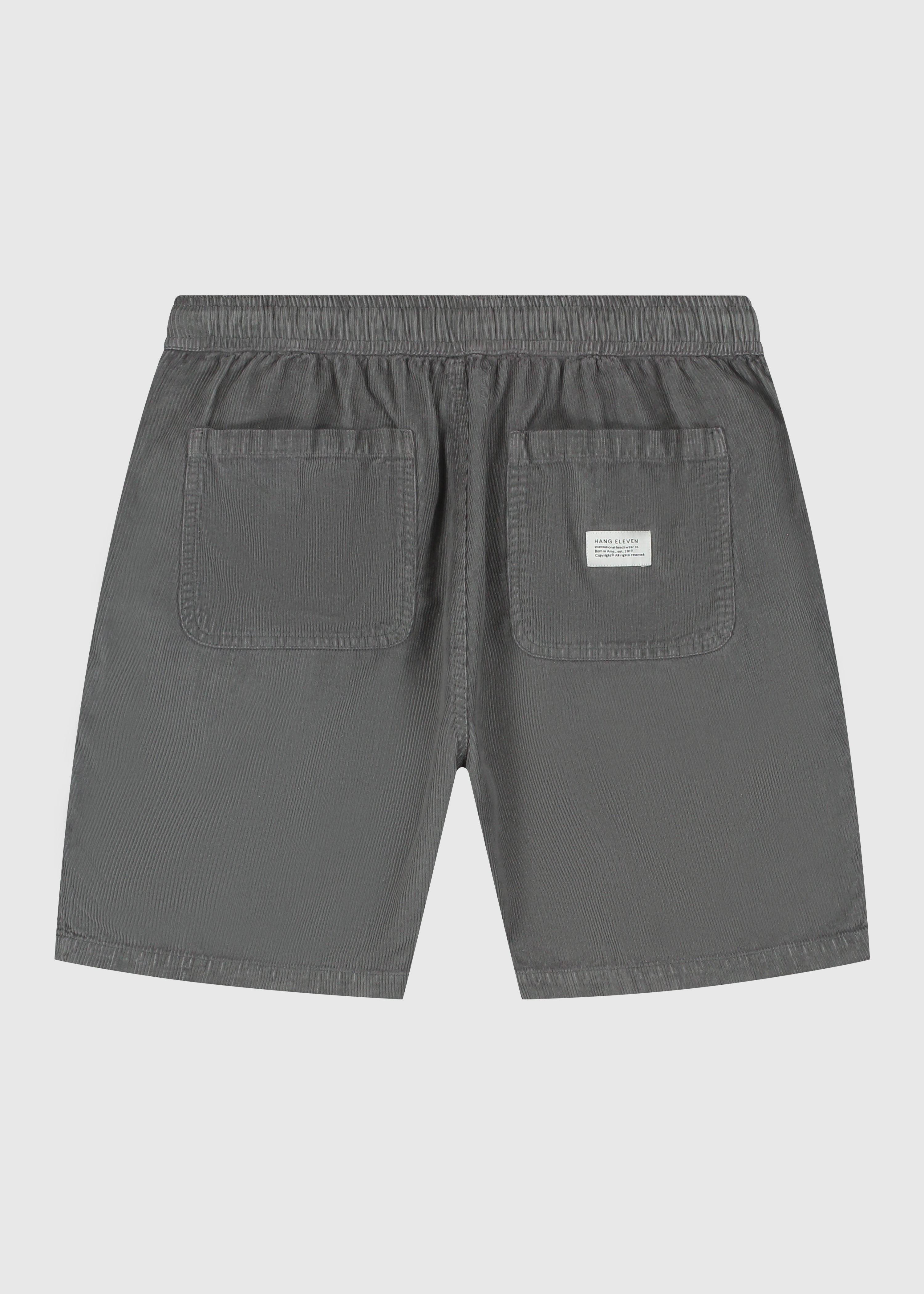 Corduroy Short - Anthracite