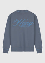 Cursive Crewneck - Navy Blue