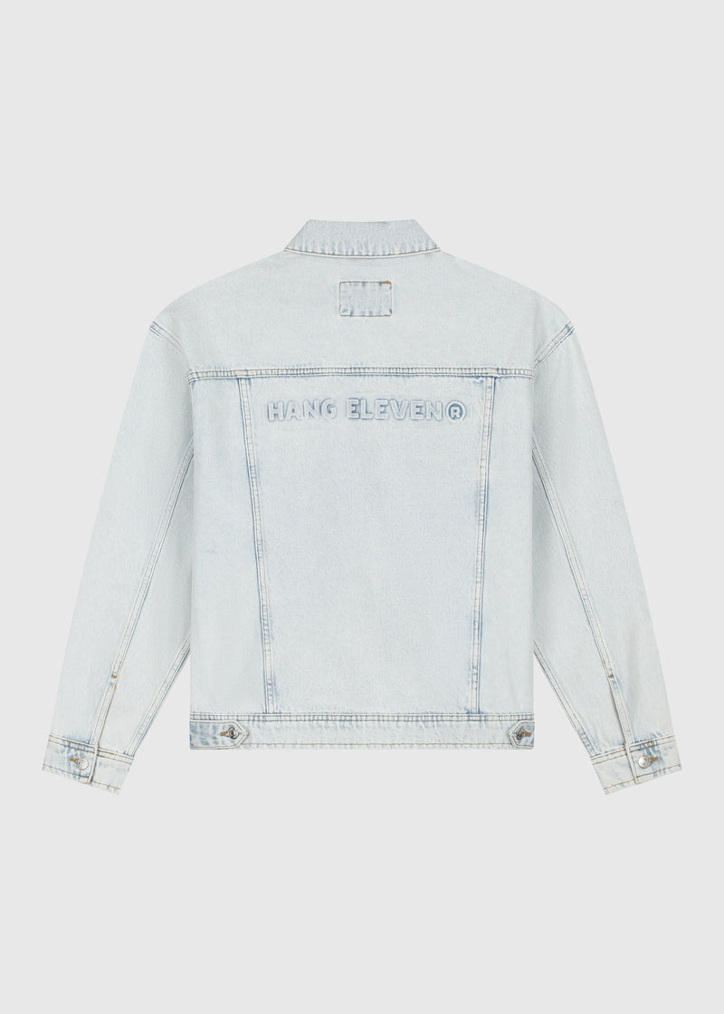 Premium Denim Jacket - Light Blue