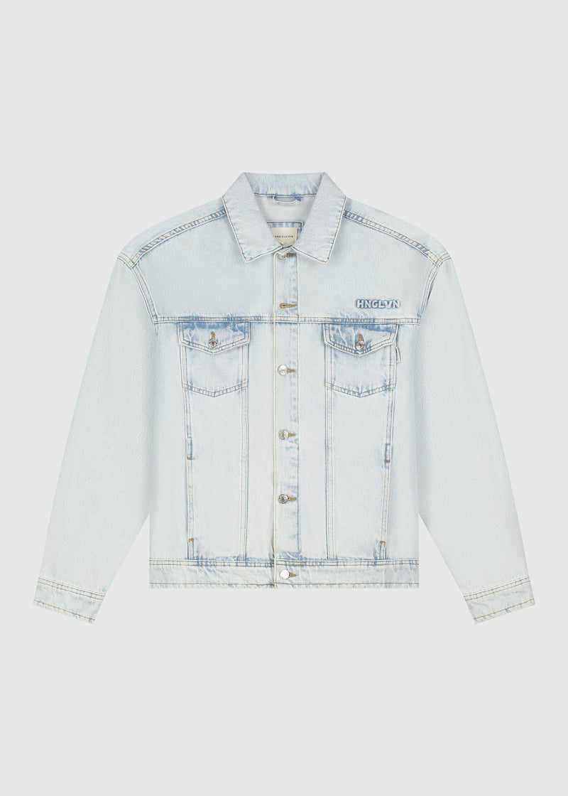 Premium Denim Jacket - Light Blue