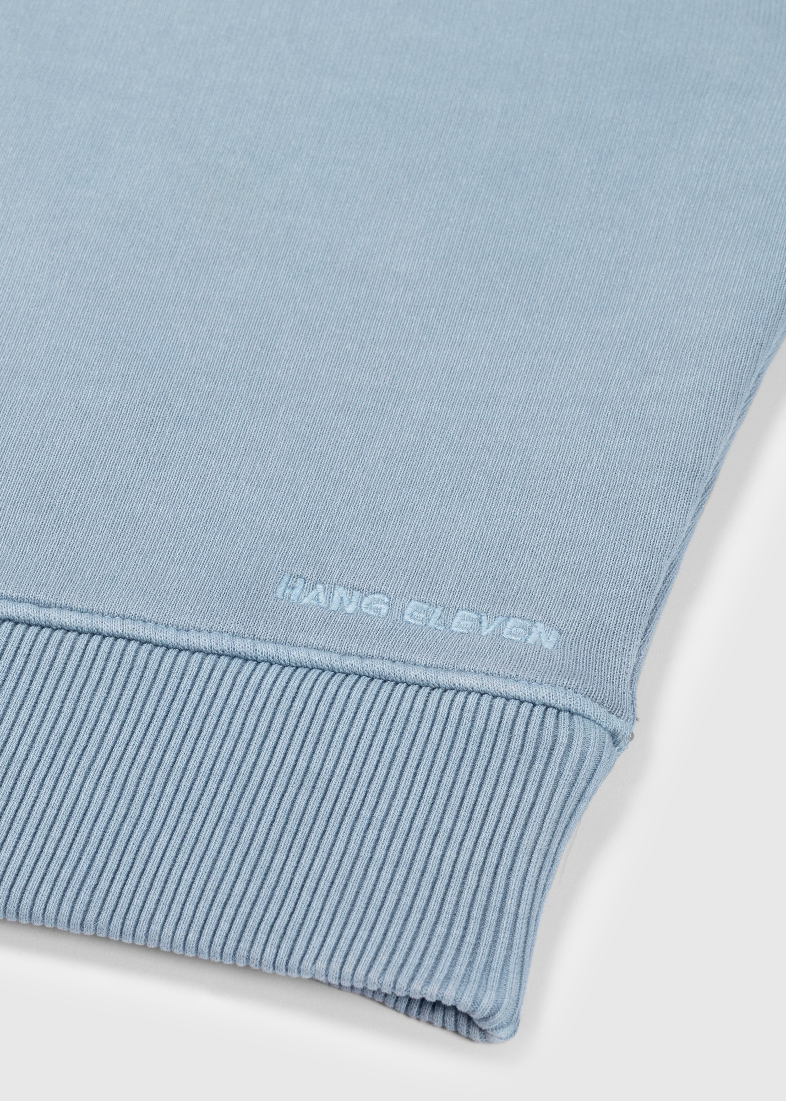 Heavy Dip Dye Hoodie - Light Blue