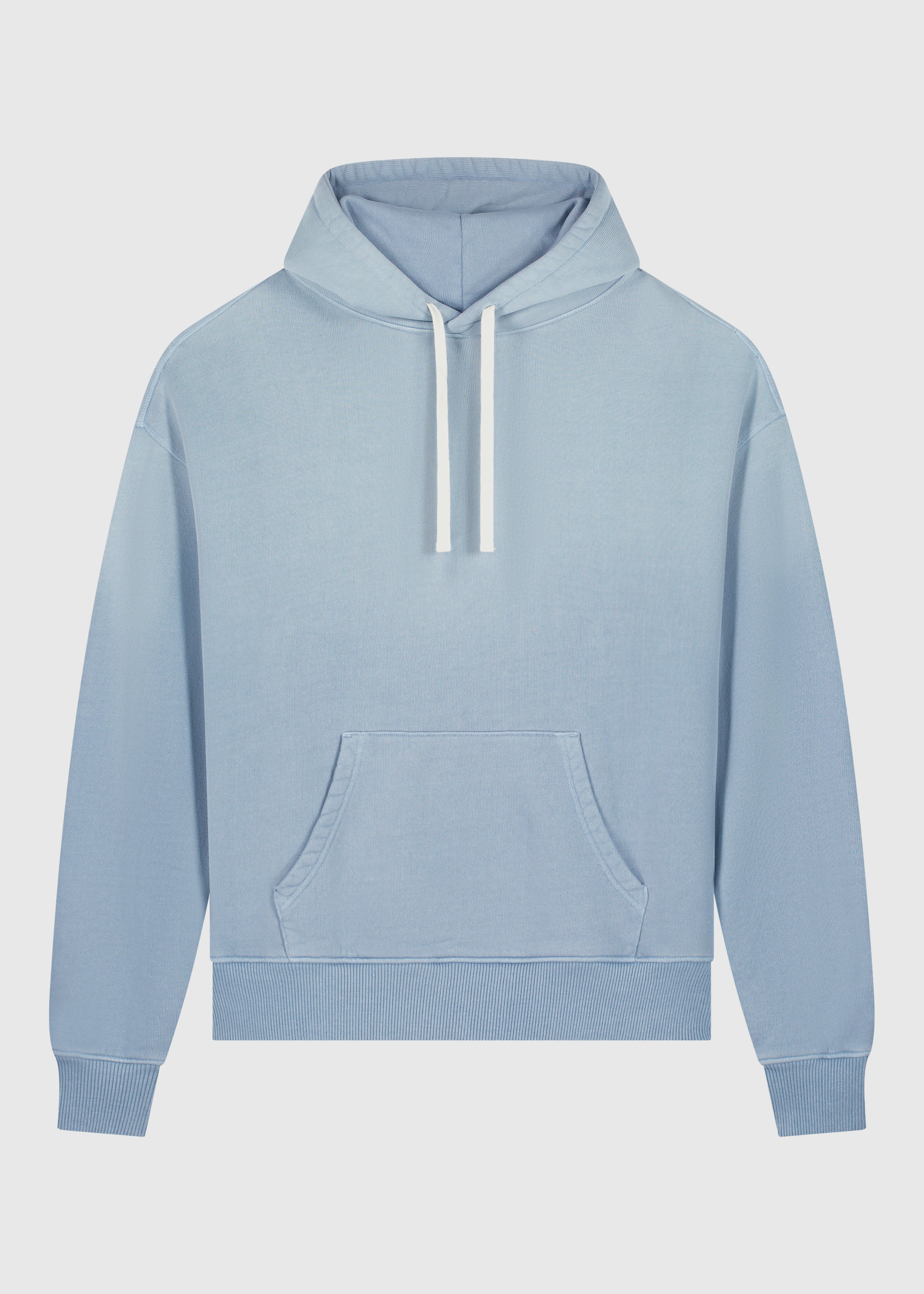 Heavy Dip Dye Hoodie - Washed Blue