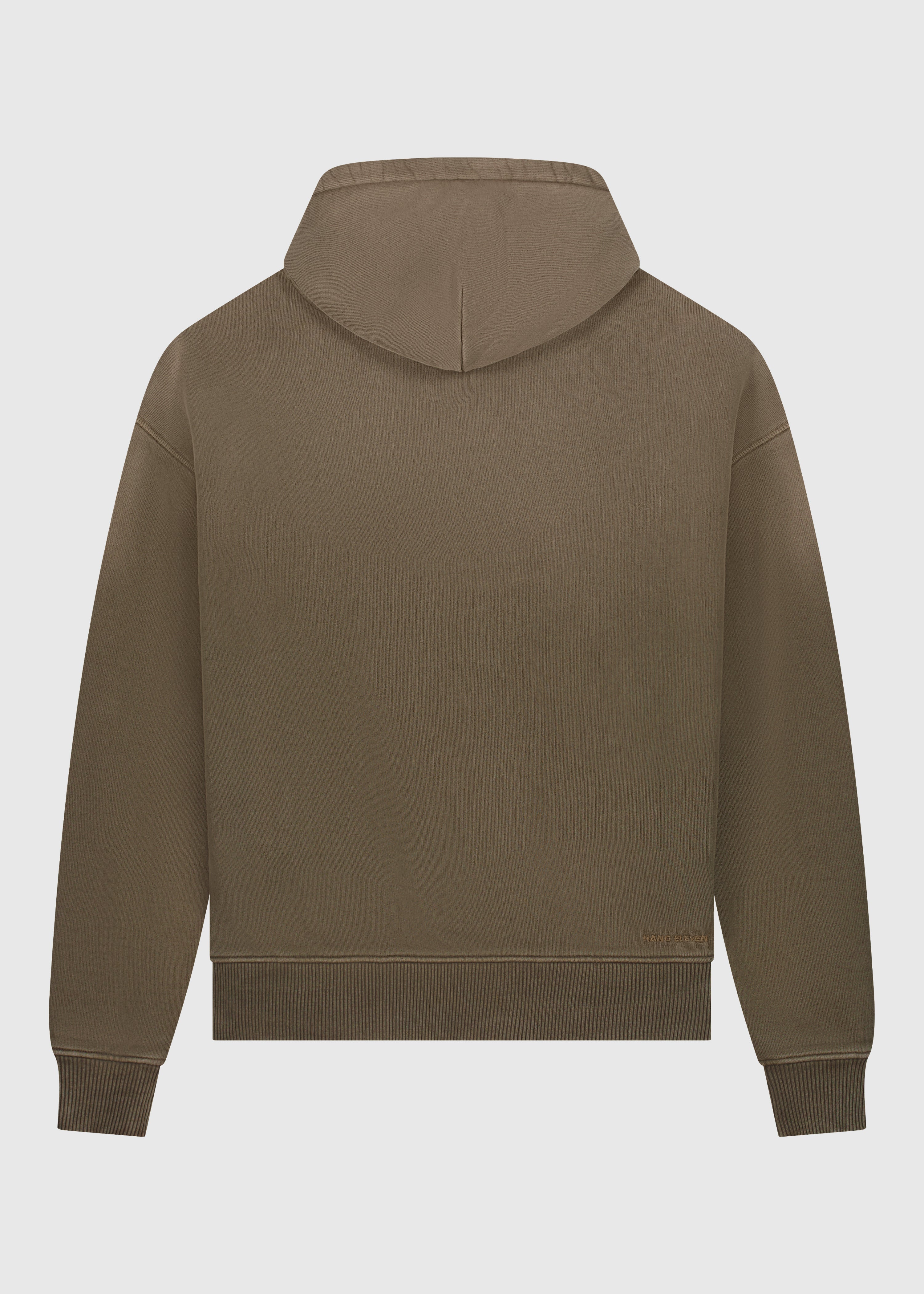 Heavy Gradient Hoodie - Brown
