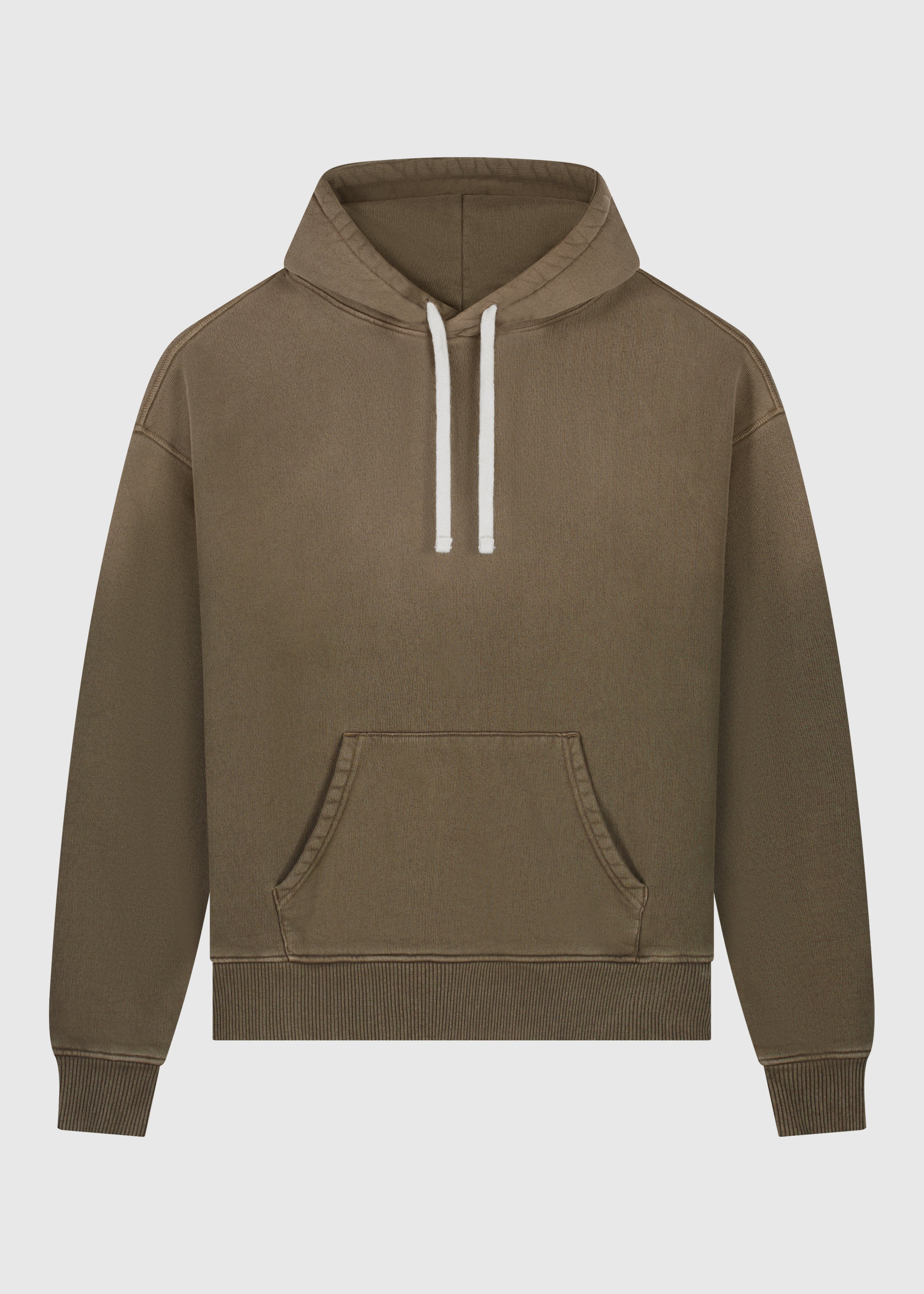 Heavy Gradient Hoodie - Brown