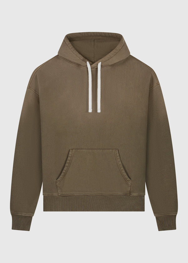 Heavy Gradient Hoodie - Brown