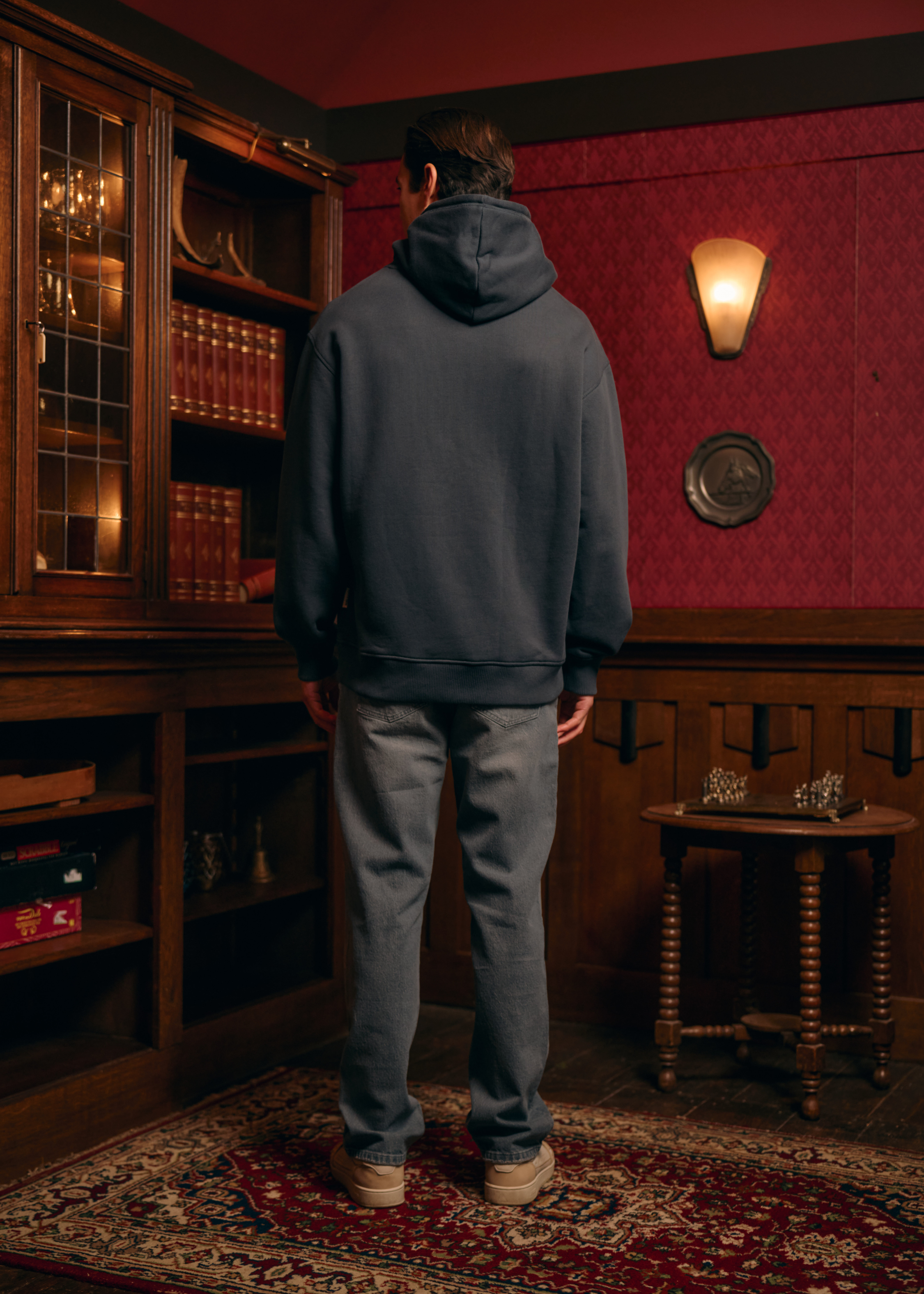 Toweling Hoodie - Ombre Blue