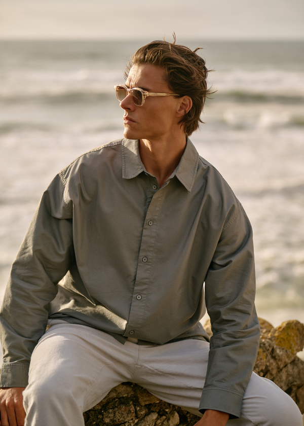 Oxford Shirt - Stone Green