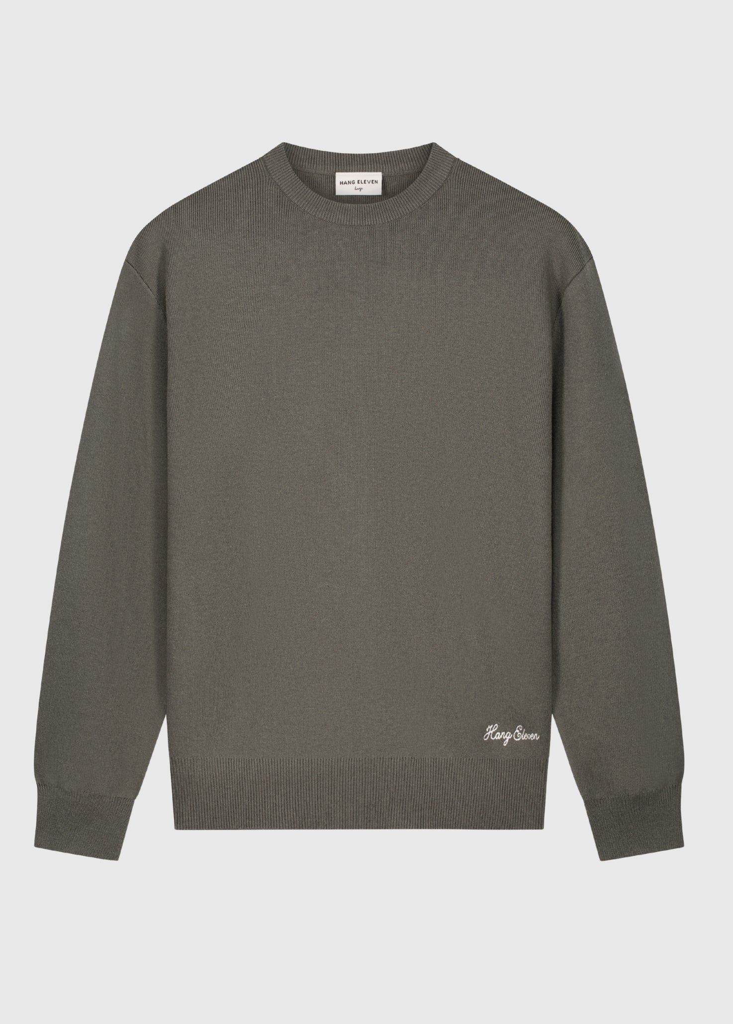 Compact Knit Crewneck - Chimera Green