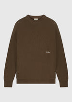 Embro Knit Crewneck - Espresso