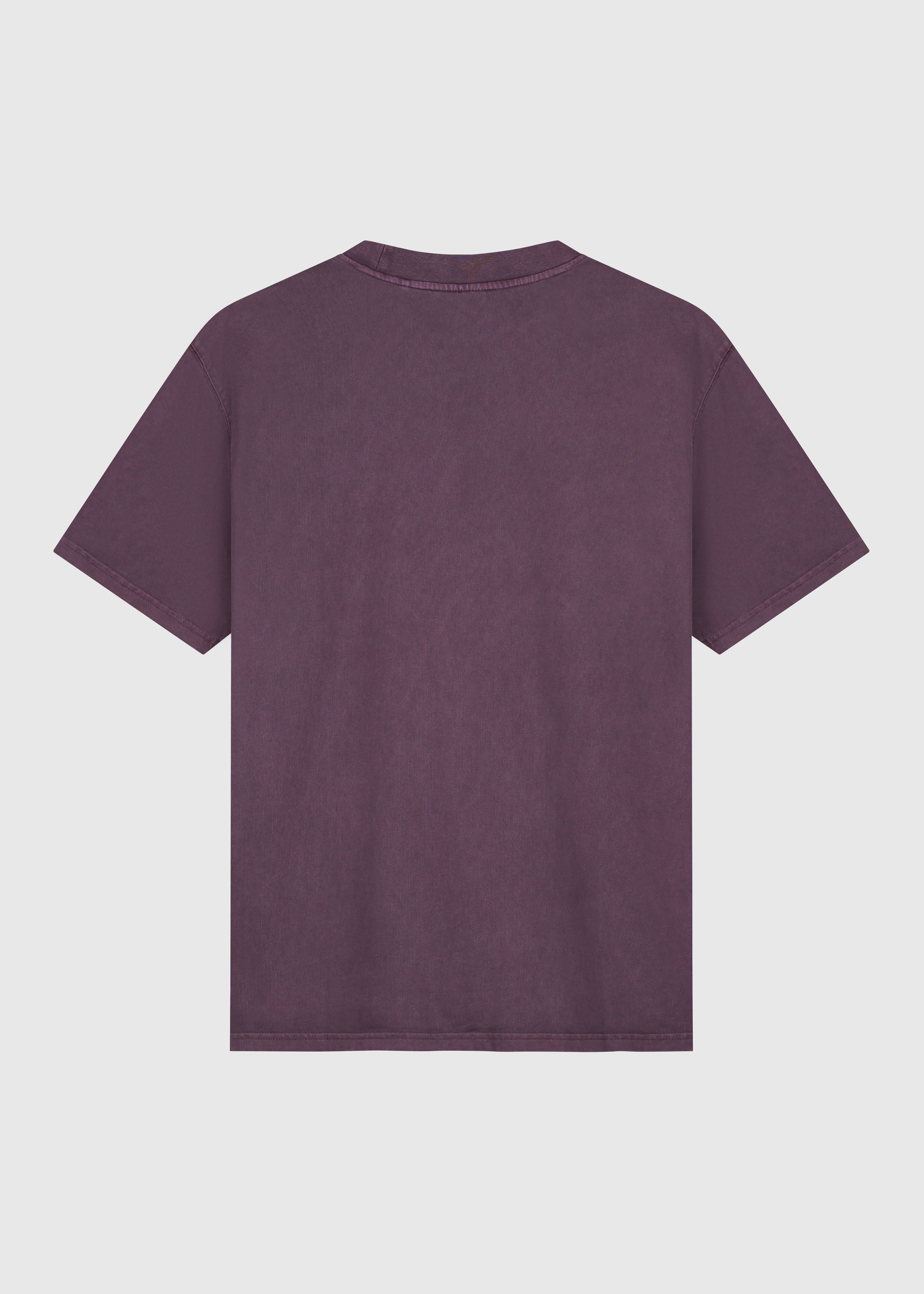 Washed Essential Tee - Dark Purple