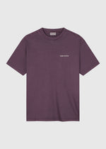 Washed Essential Tee - Dark Purple