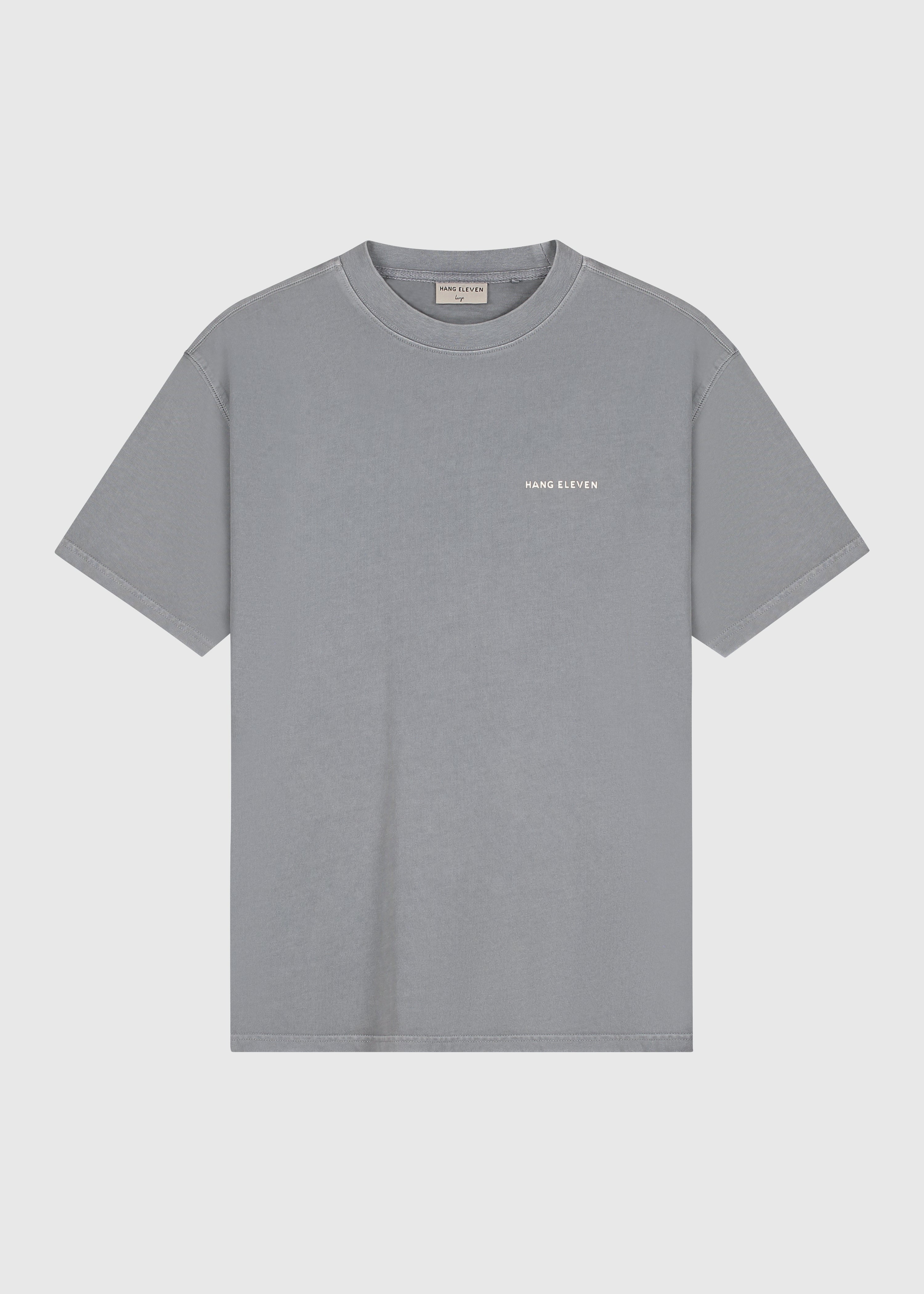 Washed Essential Tee - Stone Grey