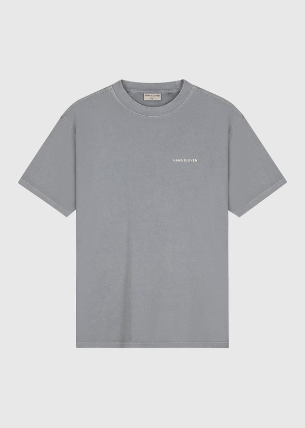 Washed Essential Tee - Stone Grey