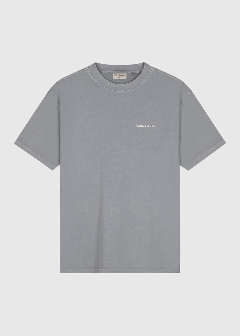 Washed Essential Tee - Stone Grey