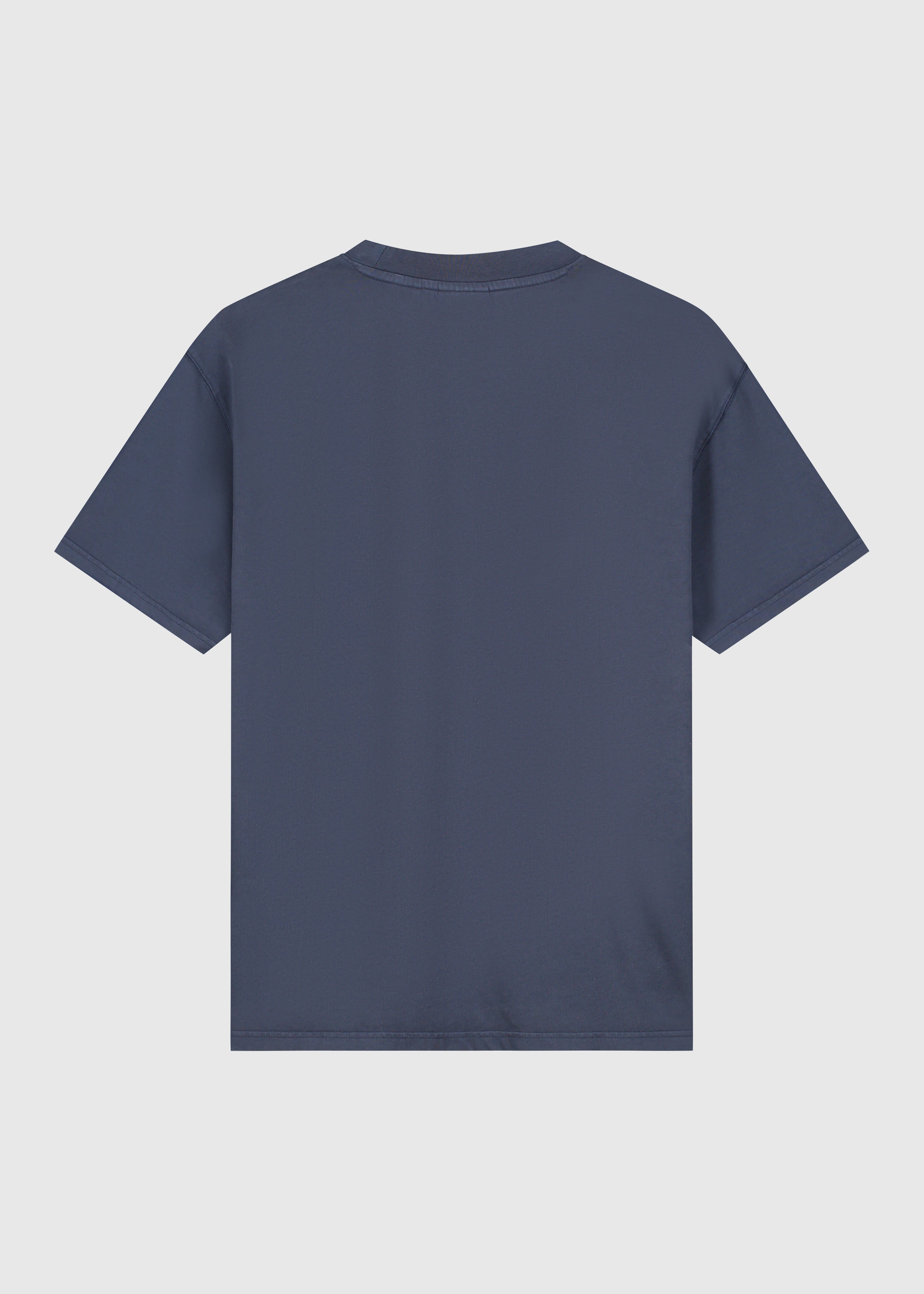 Washed Essential Tee - Ombre Blue