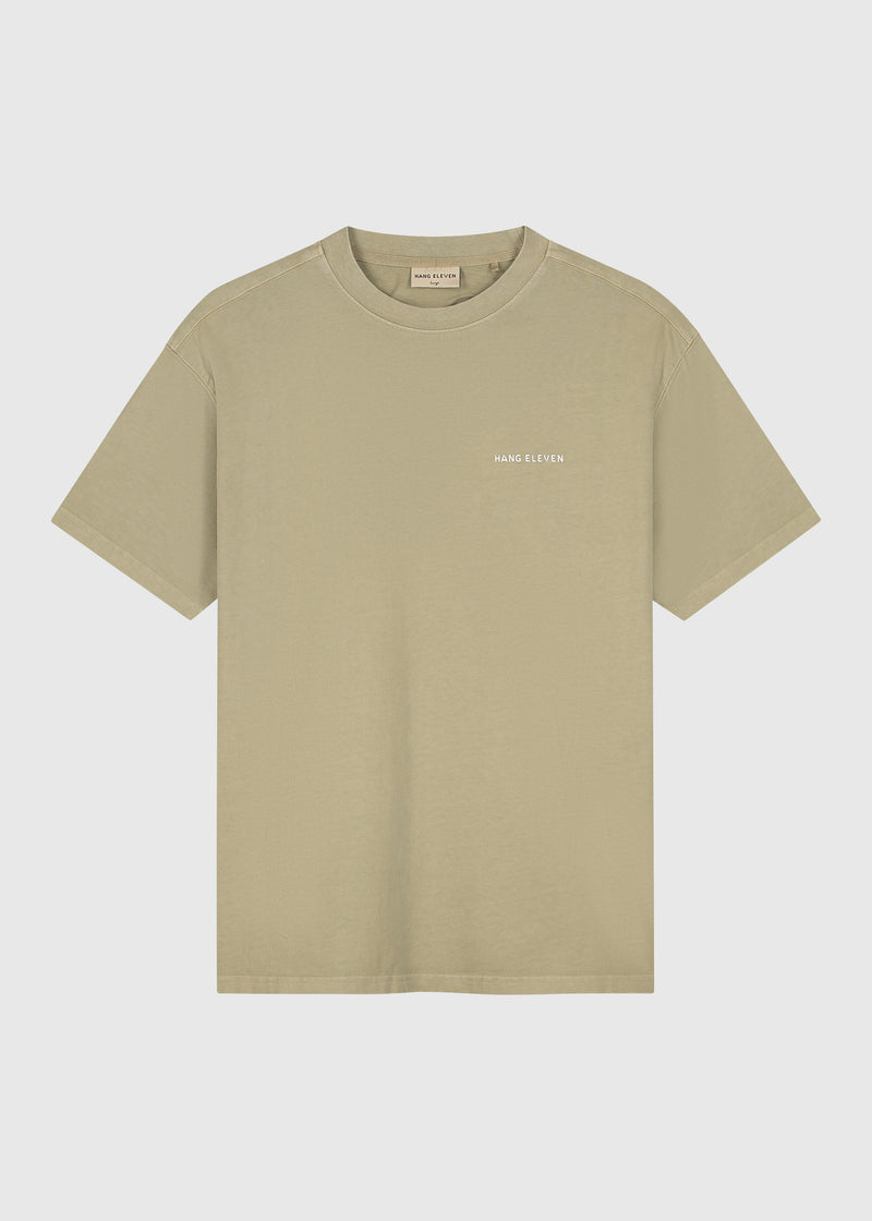 Washed Essential Tee - Slate Green