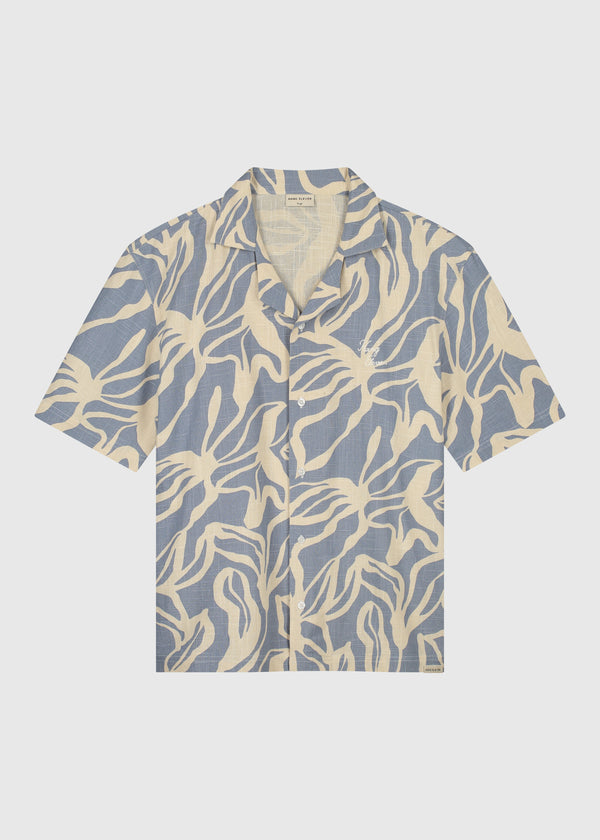 Plants Slub Shirt – Dusty Blue
