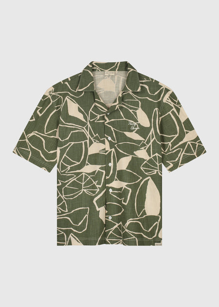Plants Slub Shirt - Grün