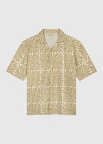 Flower Slub Shirt - Sand