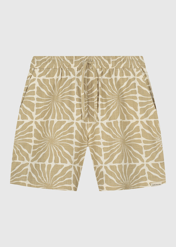 Flower Slub Short – Sand