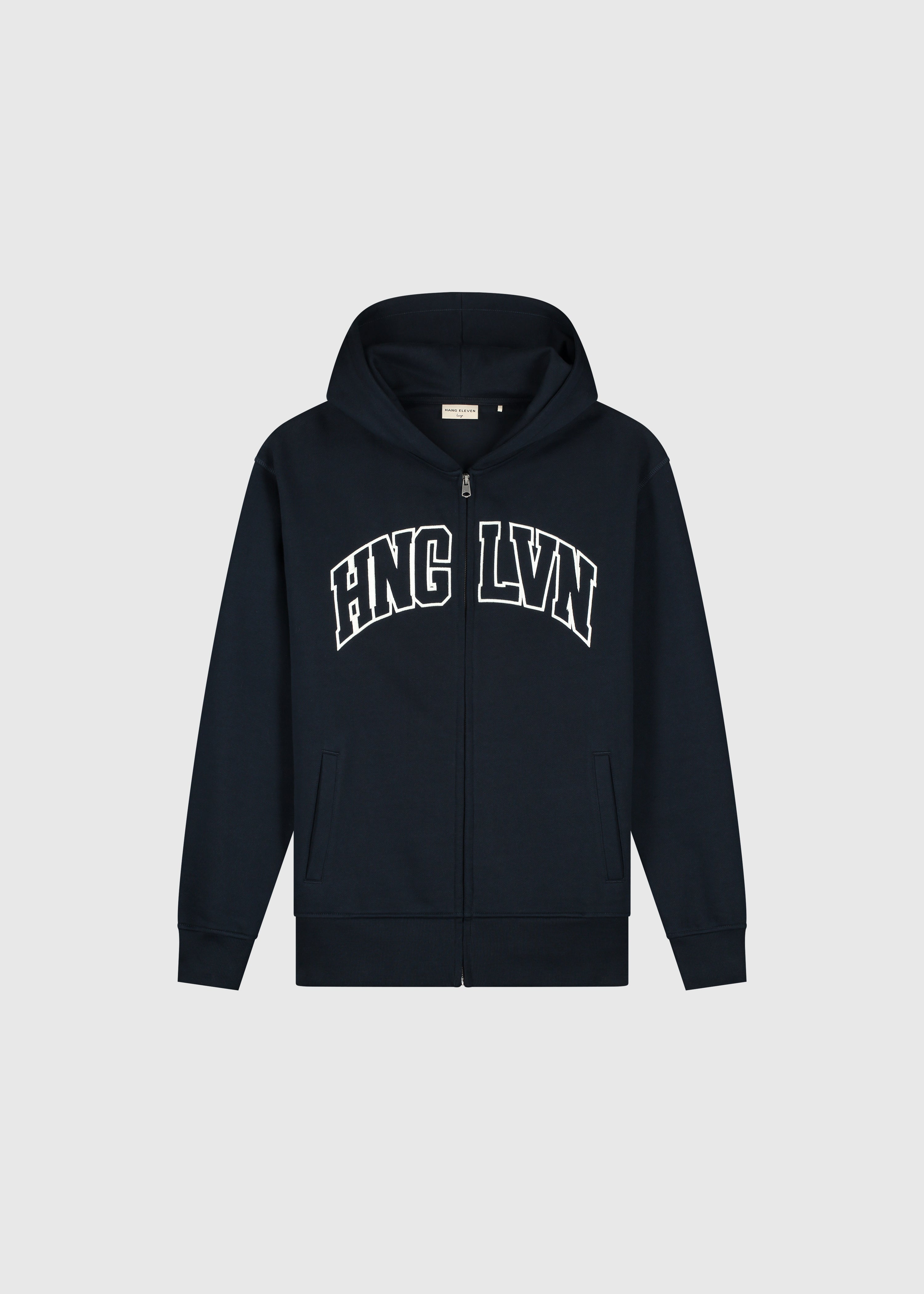 HNGLVN Hooded Zip - Navy Blue