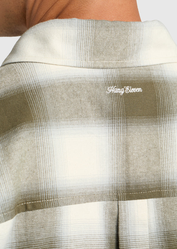 Shadow Check Shirt - Sand