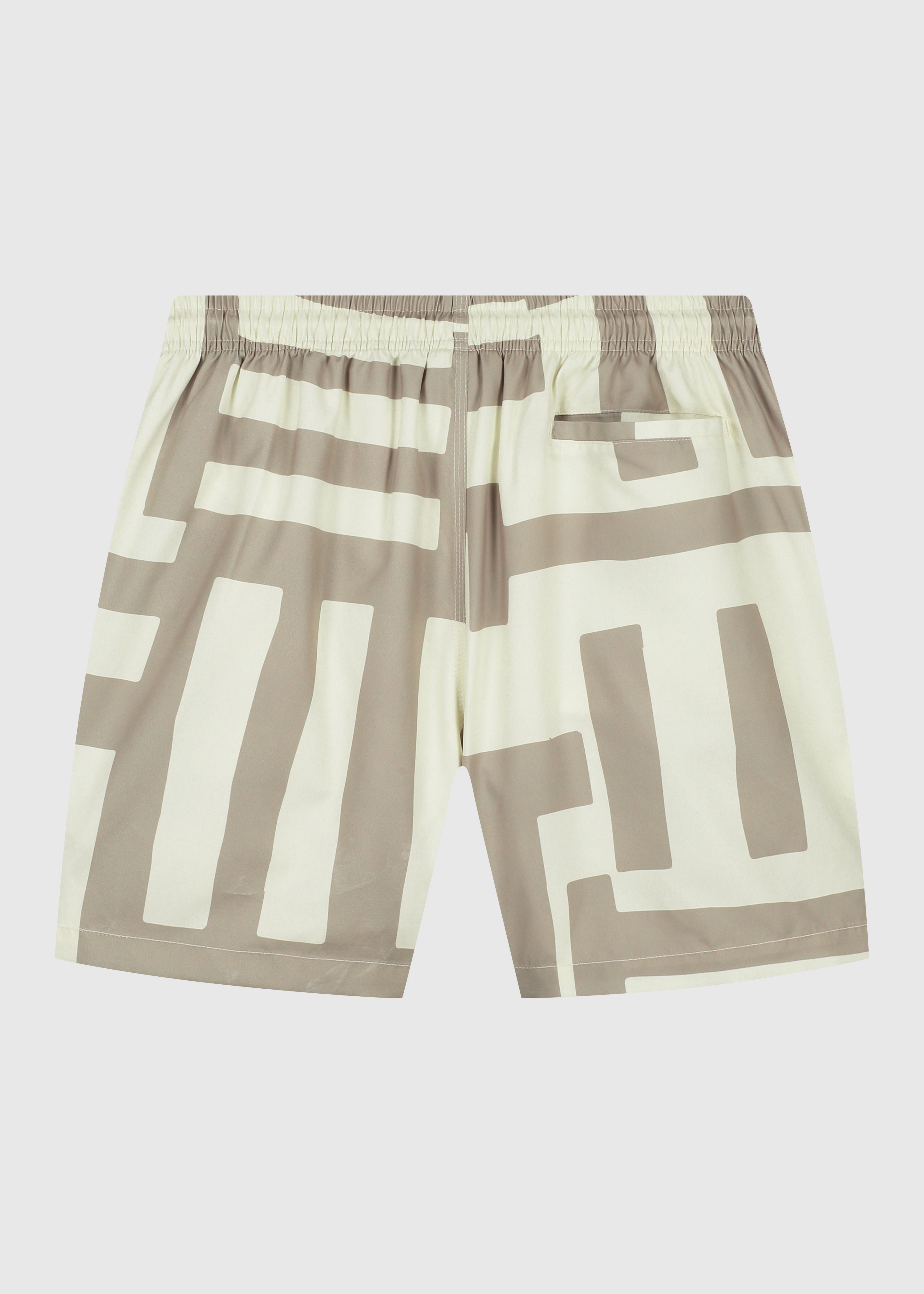 Striped Swim Short - Sand